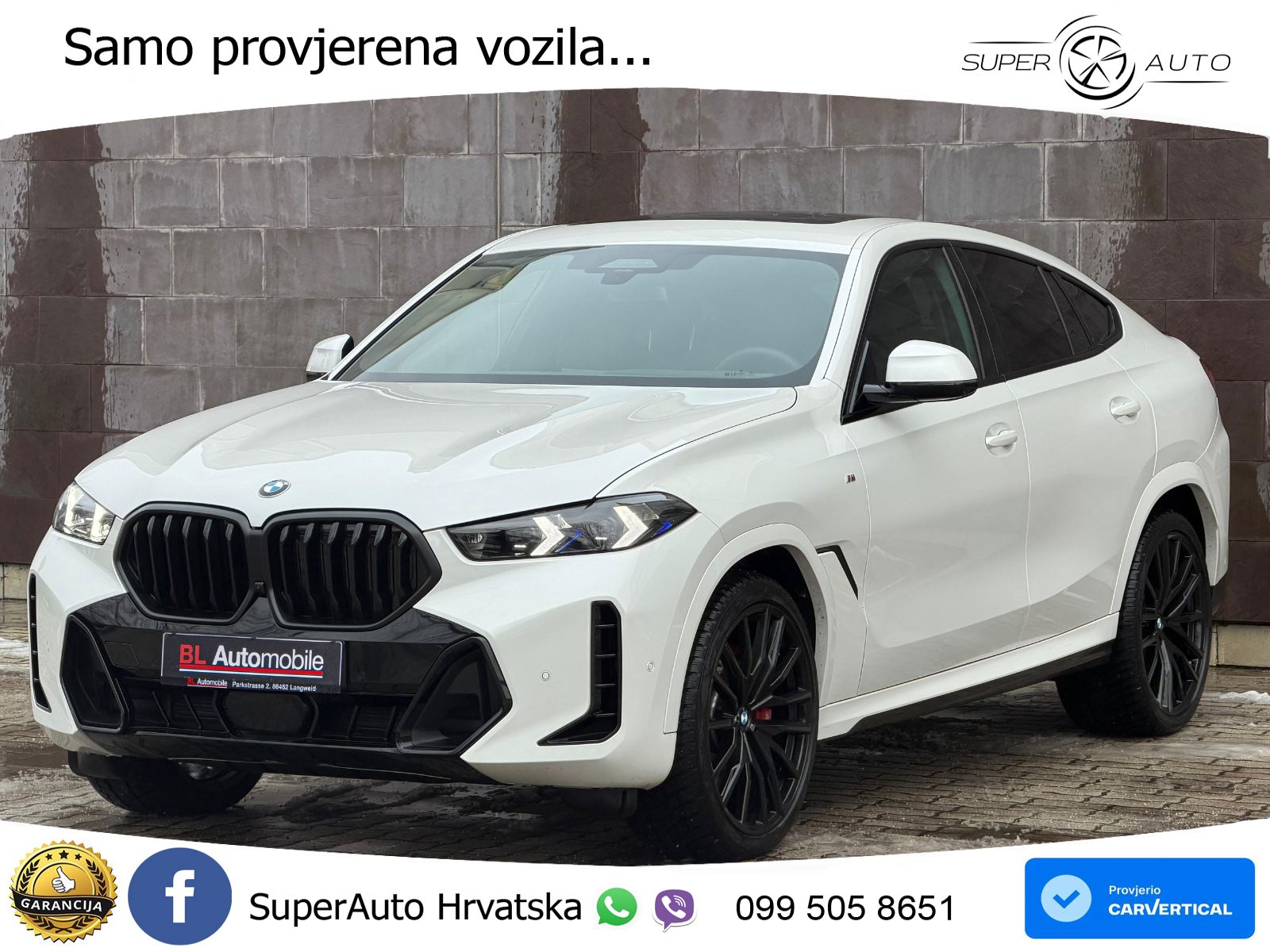 BMW X6 30d (298 KS) xDrive Steptronic M Sport LED+GR SJED+ACC
