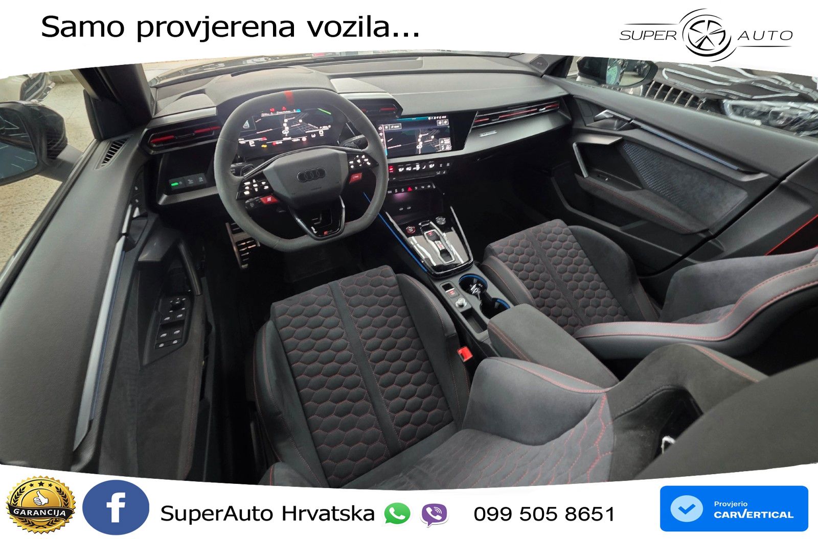 Audi RS3 Sedan 2.5 TFSI (400 KS) quattro S tronic LED+GR SJED+ACC