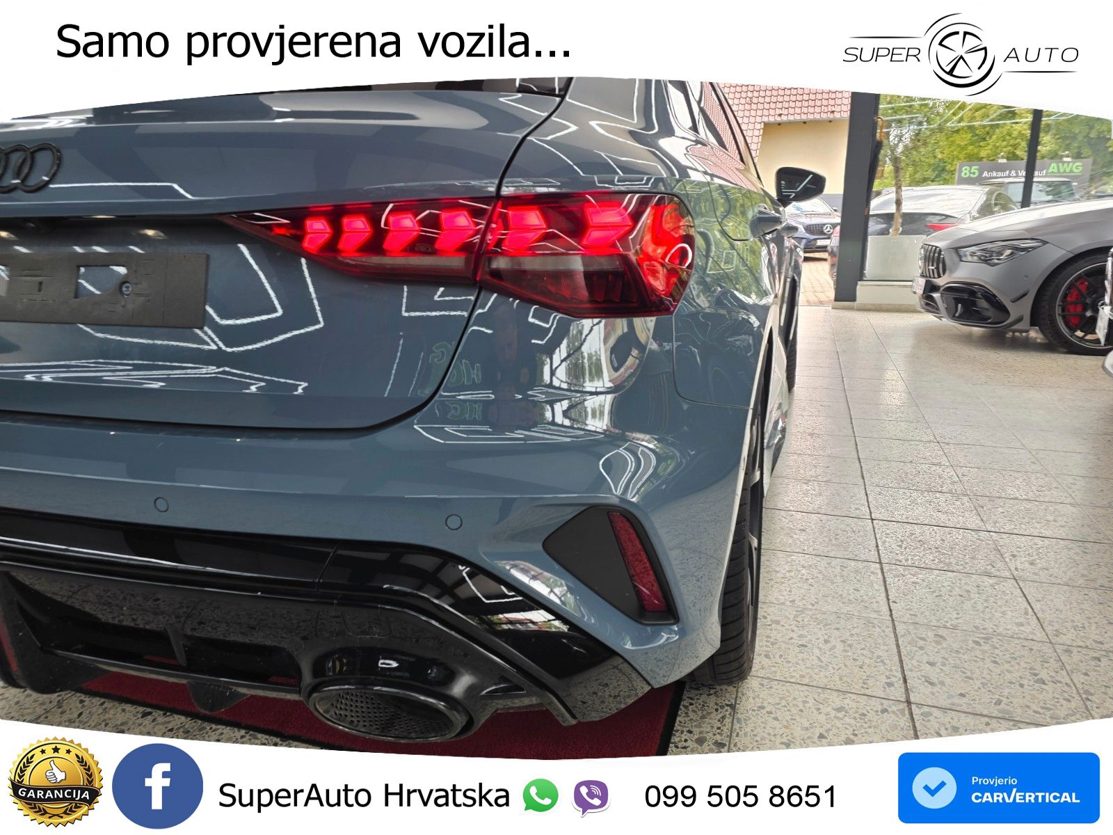 Audi RS3 Sedan 2.5 TFSI (400 KS) quattro S tronic LED+GR SJED+ACC