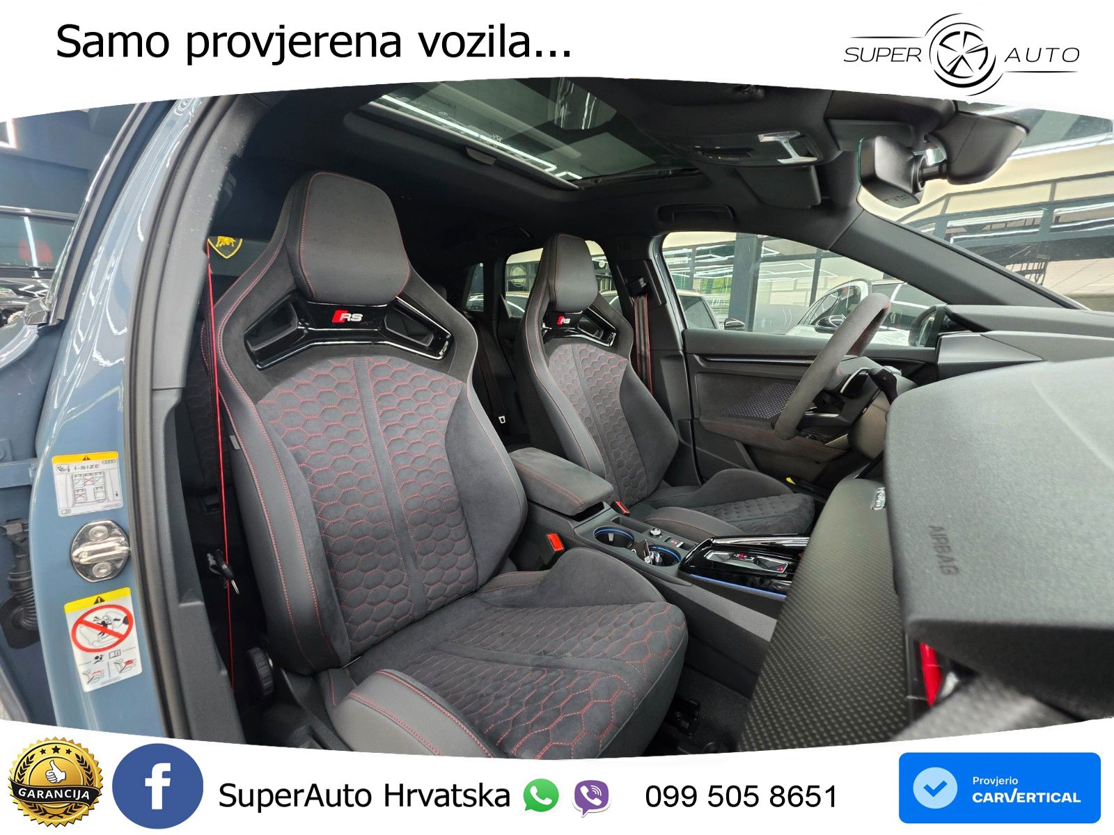 Audi RS3 Sedan 2.5 TFSI (400 KS) quattro S tronic LED+GR SJED+ACC