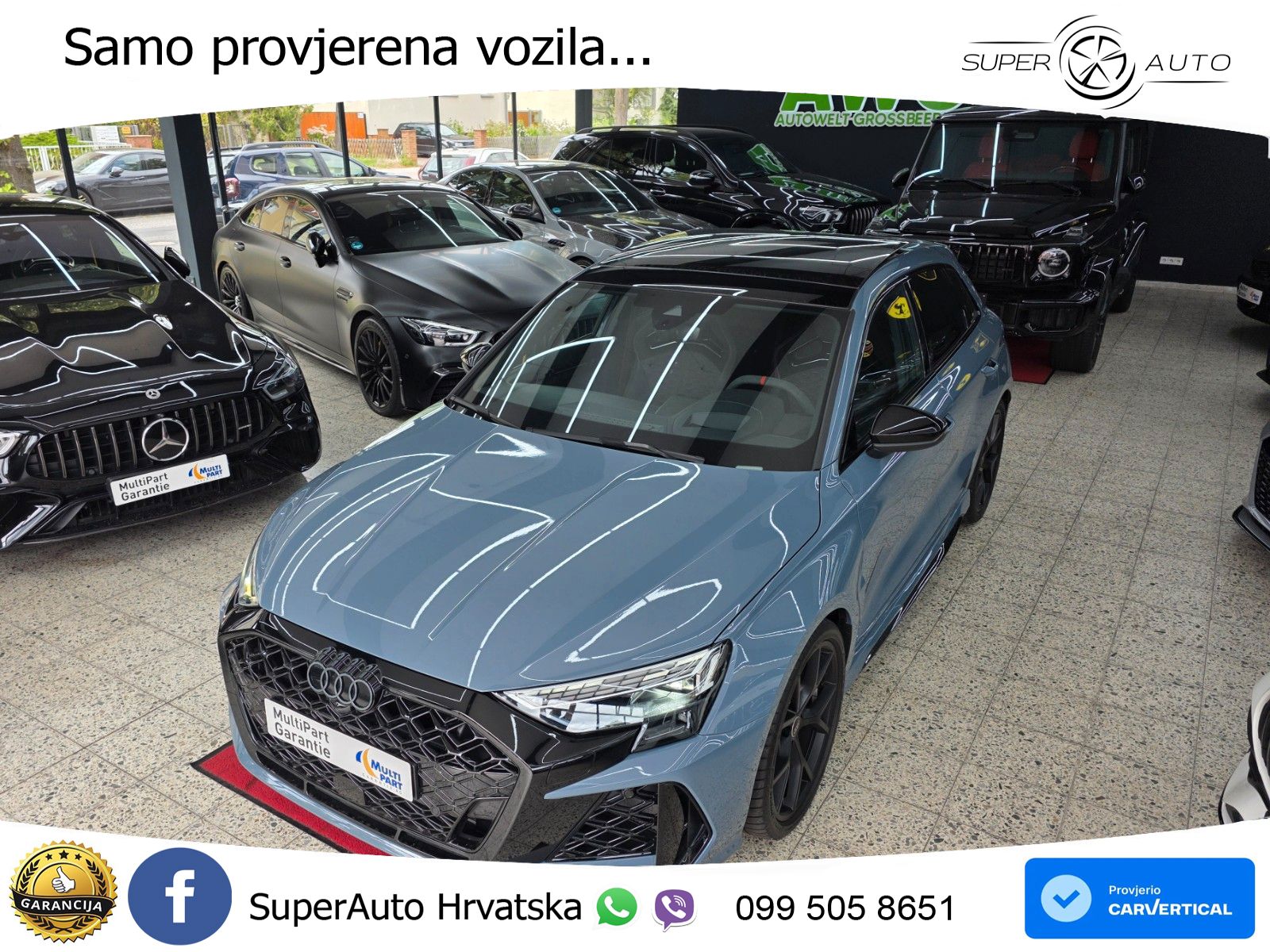 Audi RS3 Sedan 2.5 TFSI (400 KS) quattro S tronic LED+GR SJED+ACC