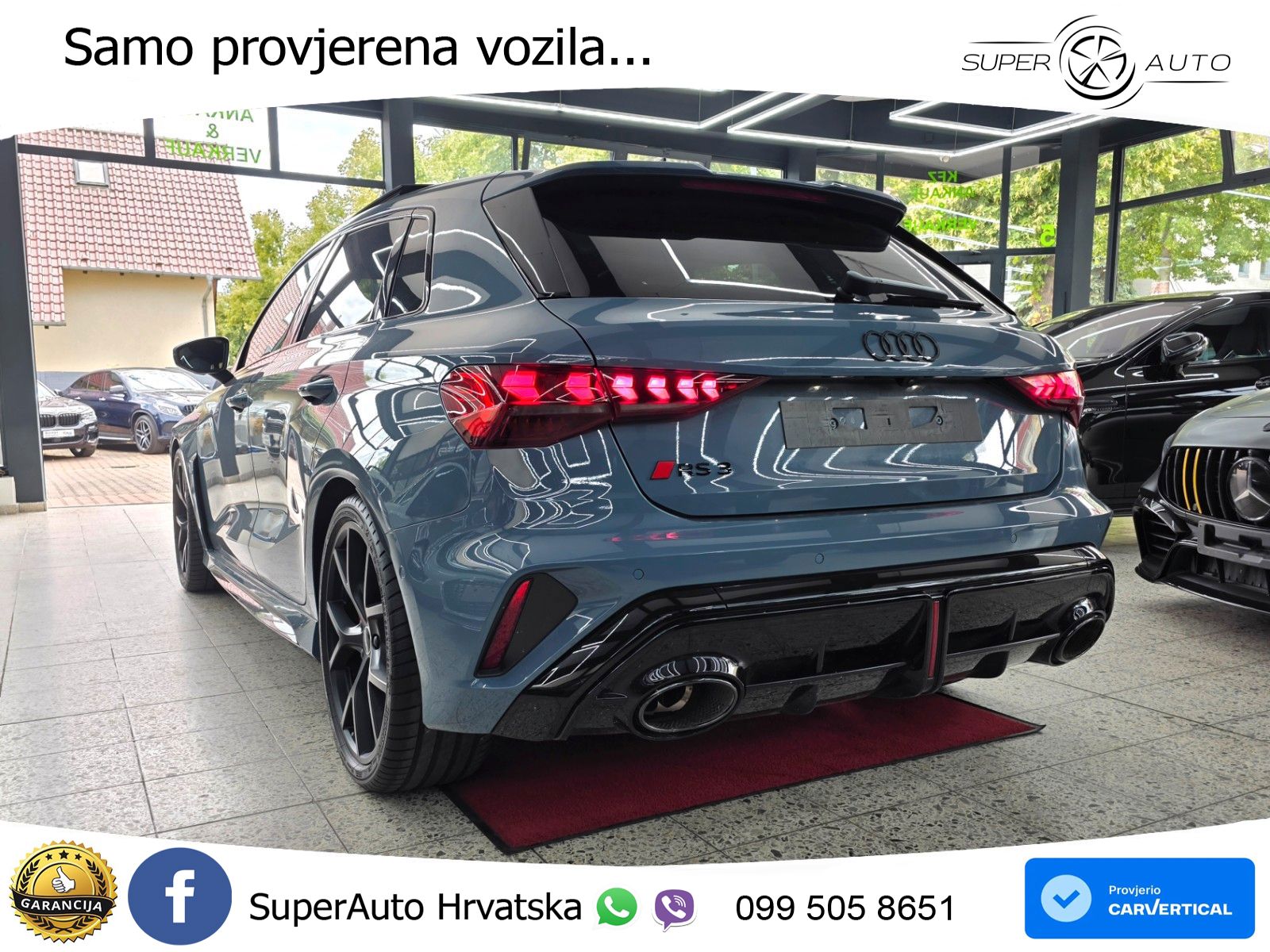 Audi RS3 Sedan 2.5 TFSI (400 KS) quattro S tronic LED+GR SJED+ACC