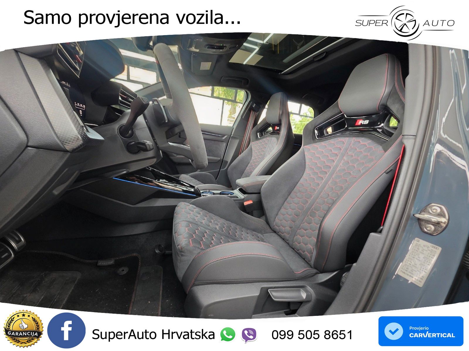 Audi RS3 Sedan 2.5 TFSI (400 KS) quattro S tronic LED+GR SJED+ACC