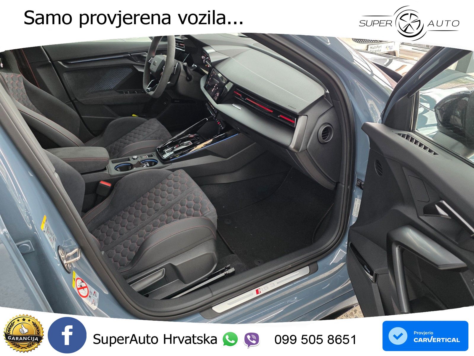 Audi RS3 Sedan 2.5 TFSI (400 KS) quattro S tronic LED+GR SJED+ACC