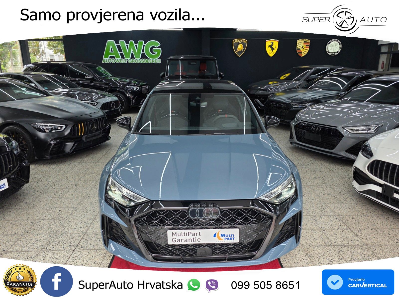 Audi RS3 Sedan 2.5 TFSI (400 KS) quattro S tronic LED+GR SJED+ACC