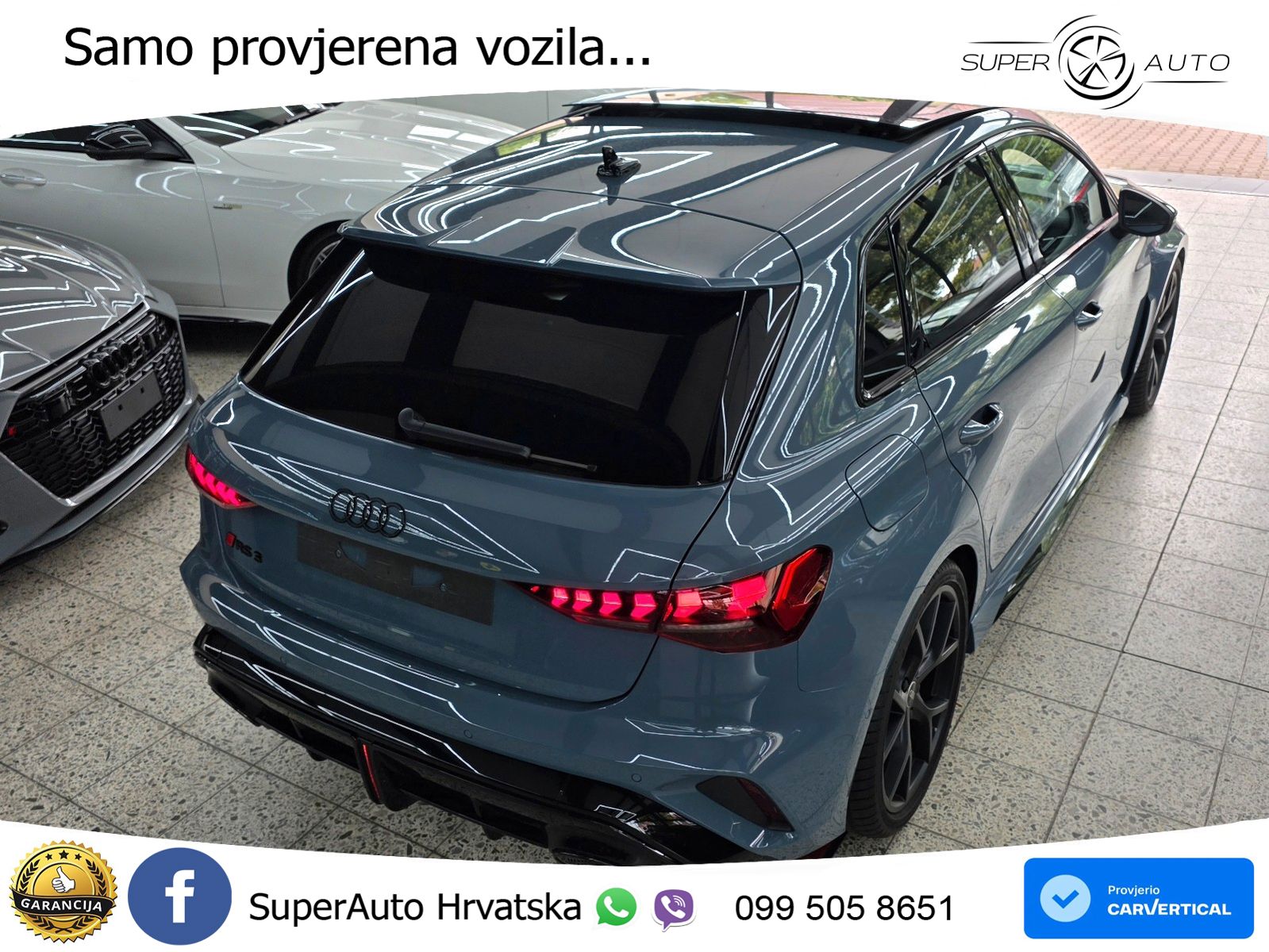 Audi RS3 Sedan 2.5 TFSI (400 KS) quattro S tronic LED+GR SJED+ACC