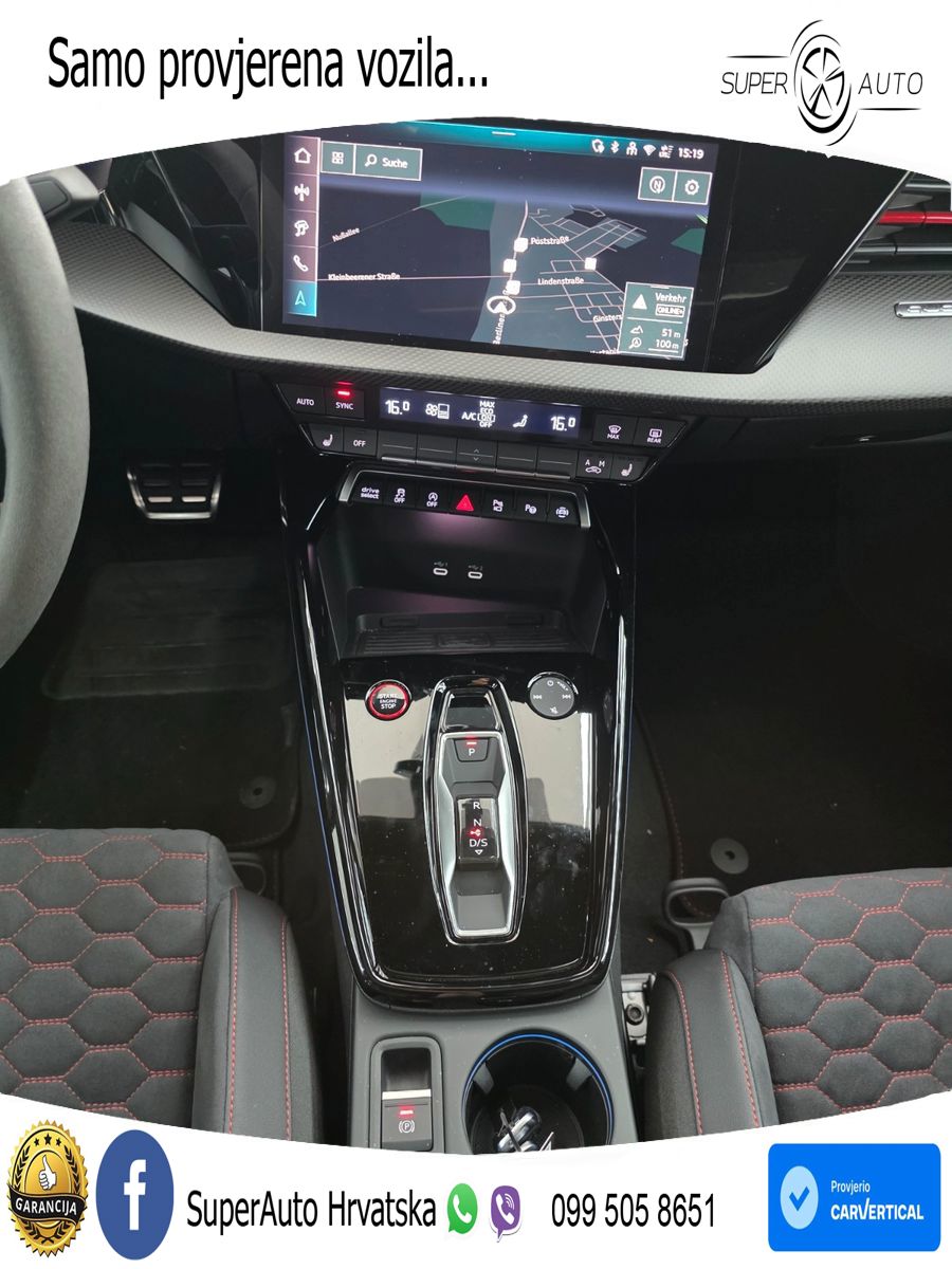 Audi RS3 Sedan 2.5 TFSI (400 KS) quattro S tronic LED+GR SJED+ACC