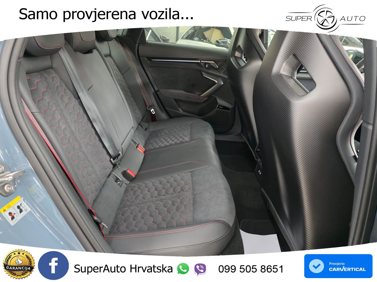 Audi RS3 Sedan 2.5 TFSI (400 KS) quattro S tronic LED+GR SJED+ACC