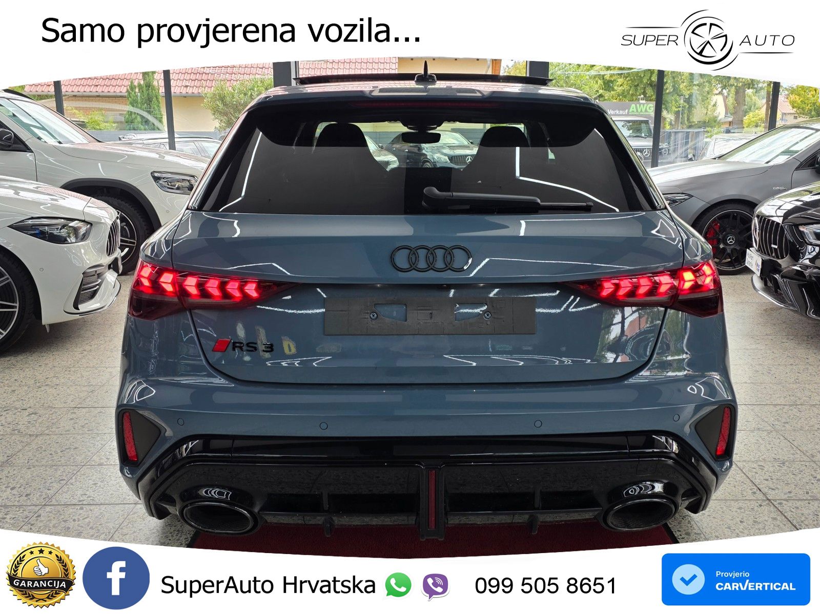 Audi RS3 Sedan 2.5 TFSI (400 KS) quattro S tronic LED+GR SJED+ACC