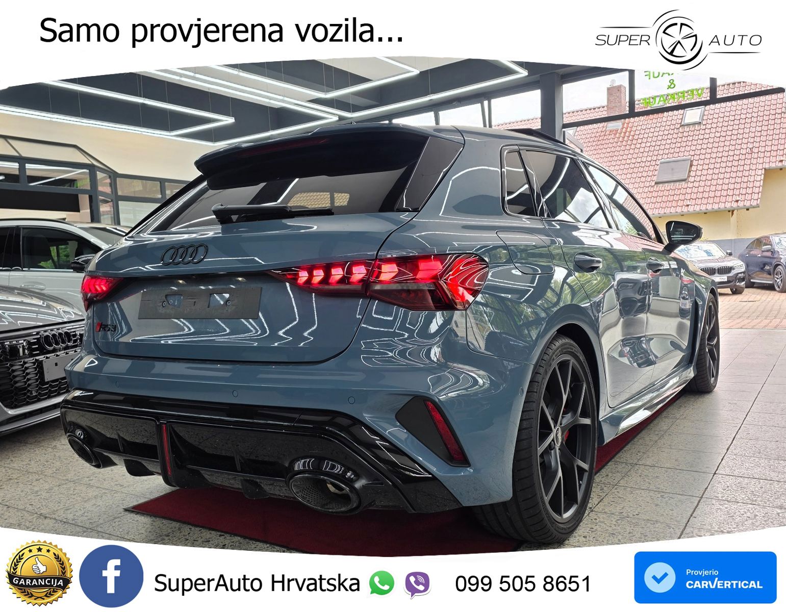 Audi RS3 Sedan 2.5 TFSI (400 KS) quattro S tronic LED+GR SJED+ACC