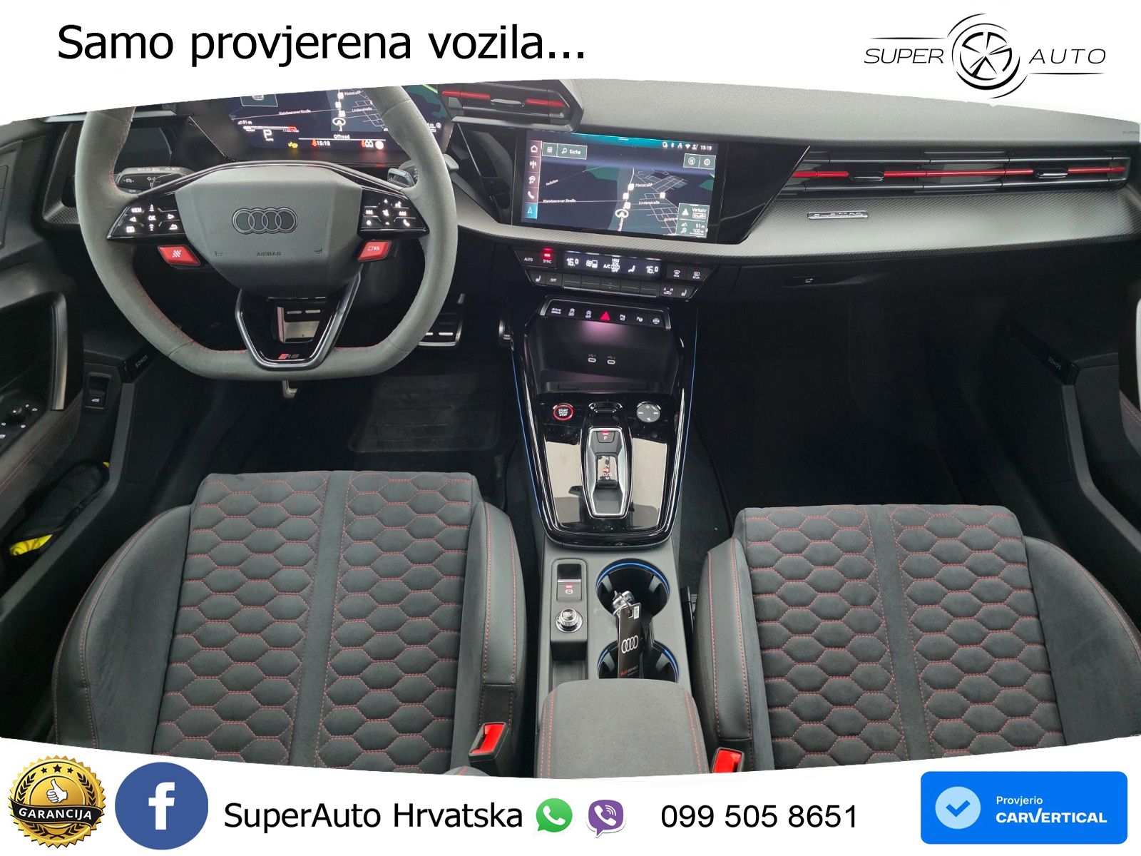 Audi RS3 Sedan 2.5 TFSI (400 KS) quattro S tronic LED+GR SJED+ACC