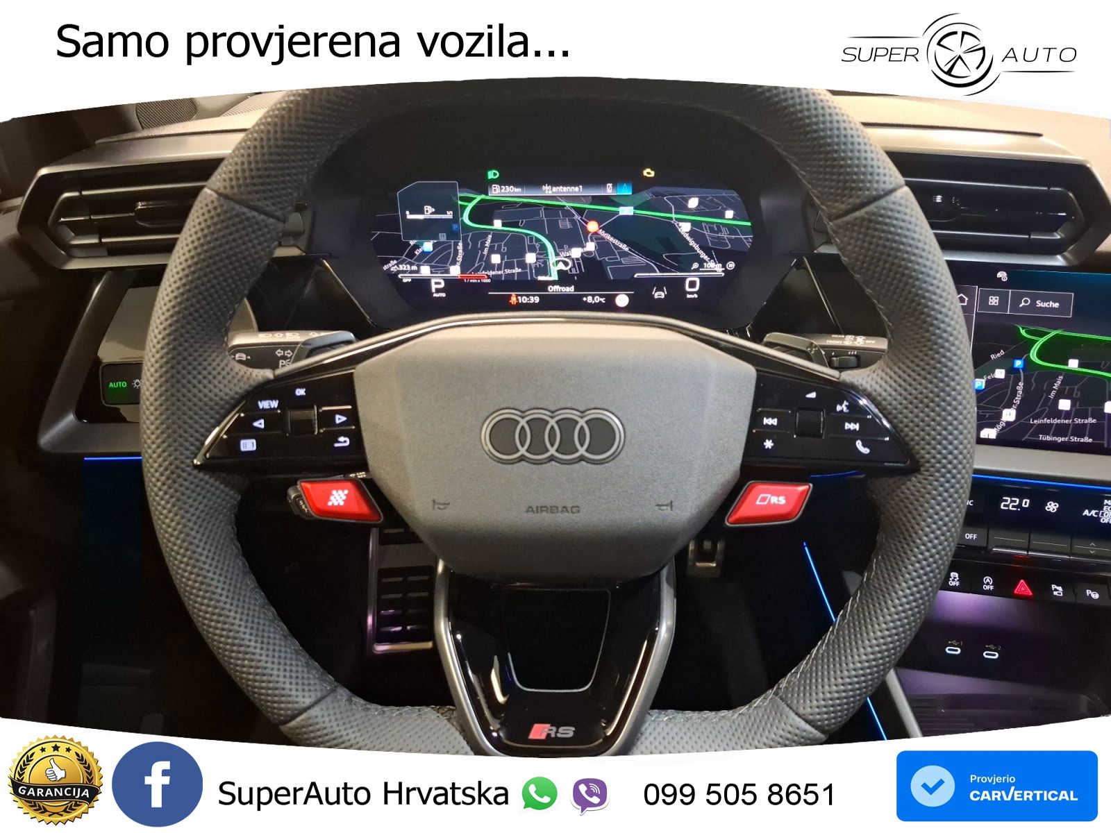 Audi RS3 Sedan 2.5 TFSI (400 KS) quattro S tronic LED+GR SJED+ACC