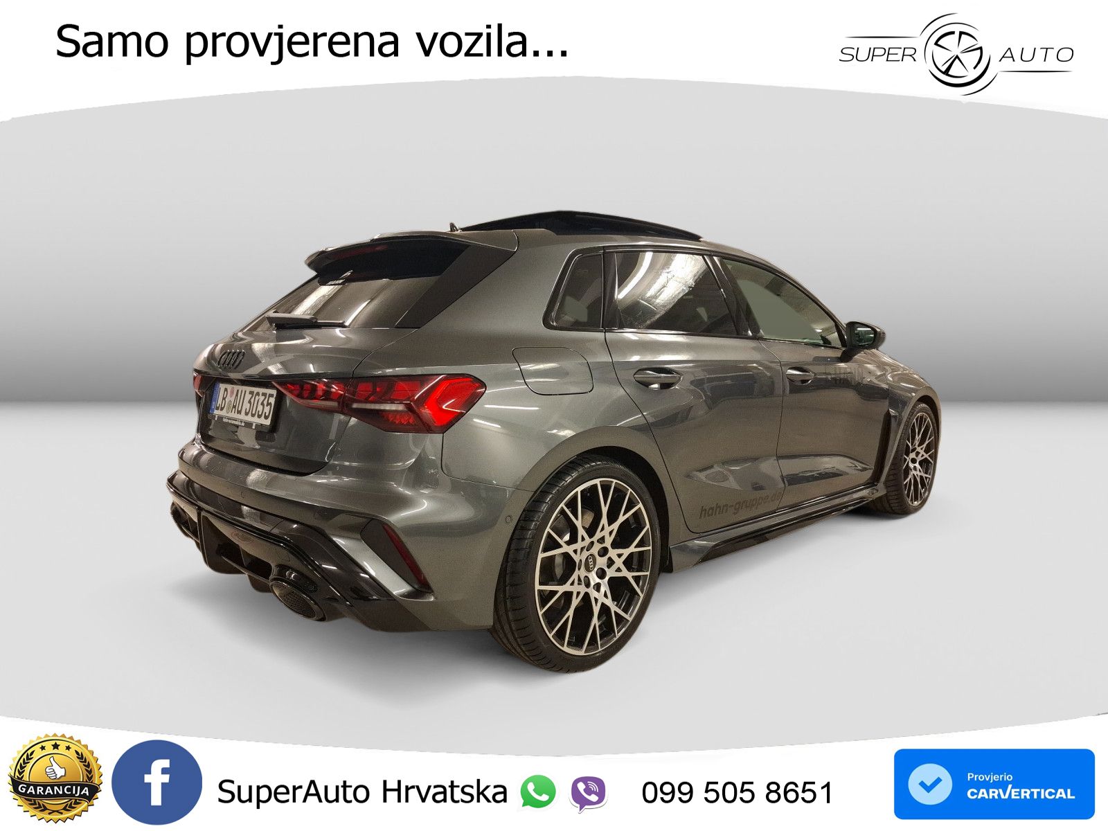 Audi RS3 Sedan 2.5 TFSI (400 KS) quattro S tronic LED+GR SJED+ACC