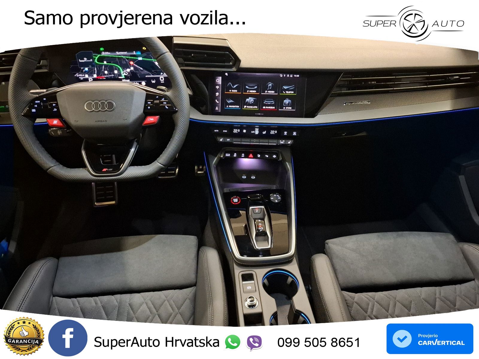 Audi RS3 Sedan 2.5 TFSI (400 KS) quattro S tronic LED+GR SJED+ACC