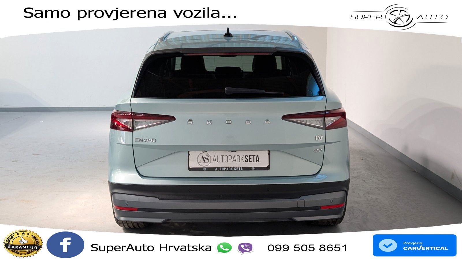 Škoda Enyaq iV 80 82 kWh (204 KS) LED+GR SJED+ACC