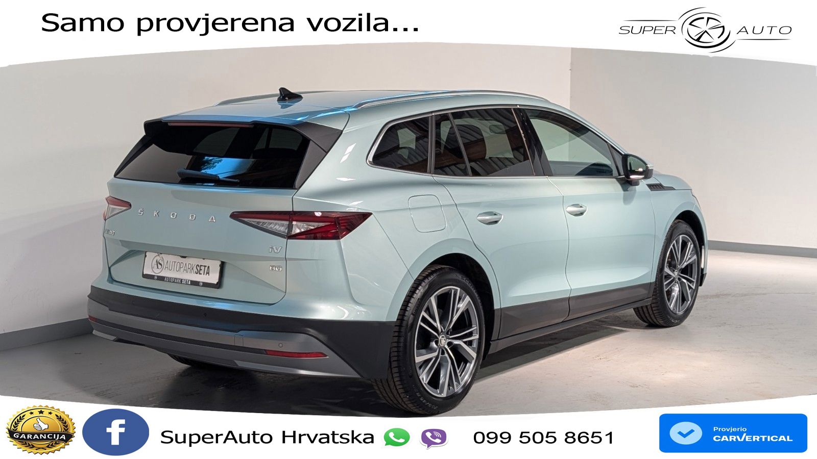 Škoda Enyaq iV 80 82 kWh (204 KS) LED+GR SJED+ACC