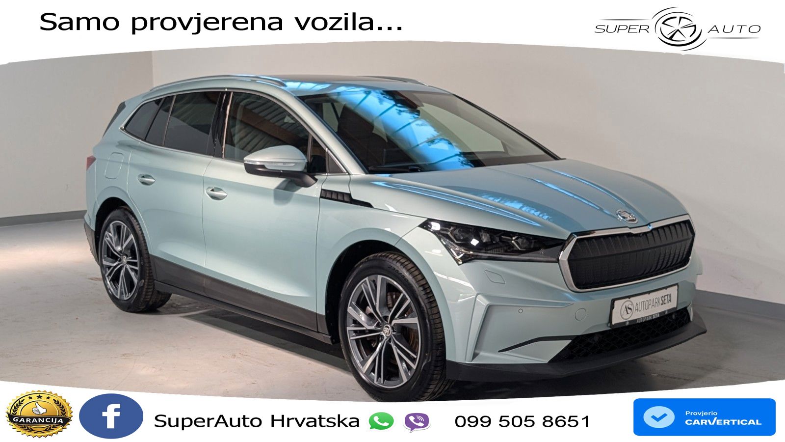 Škoda Enyaq iV 80 82 kWh (204 KS) LED+GR SJED+ACC