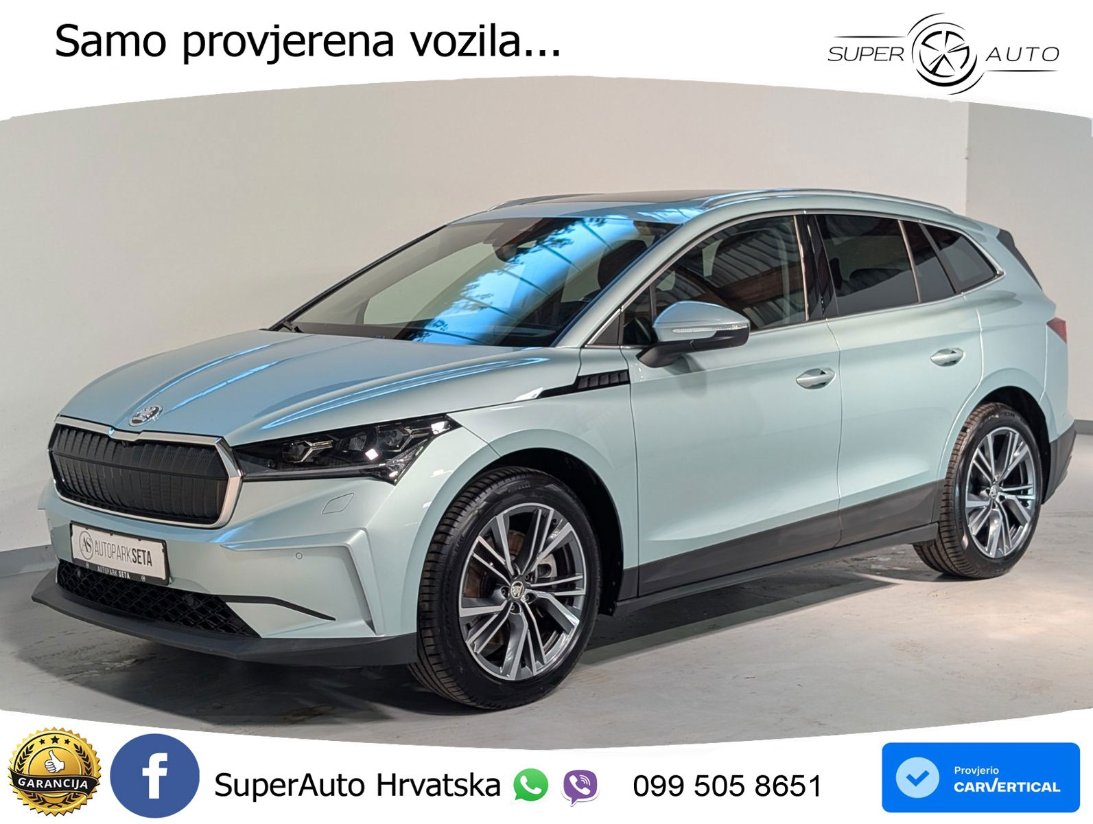 Škoda Enyaq iV 80 82 kWh (204 KS) LED+GR SJED+ACC