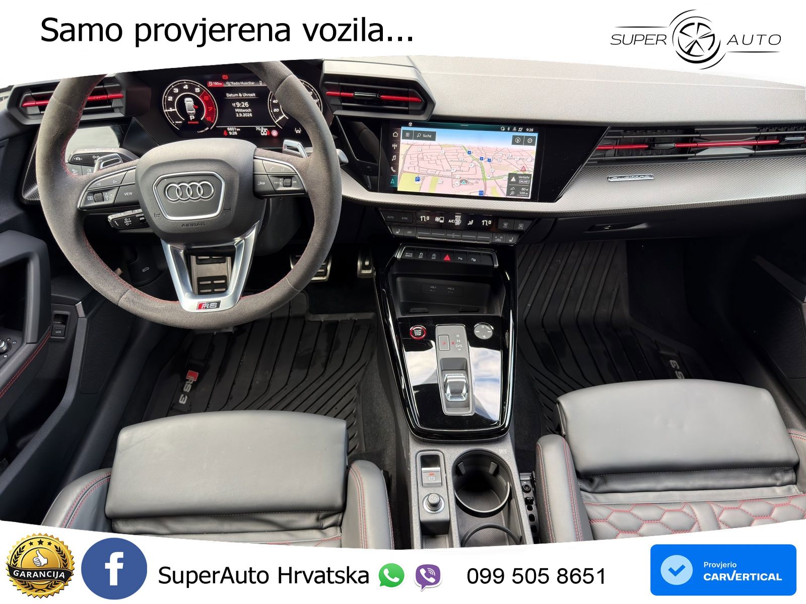 Audi RS3 Sedan 2.5 TFSI (400 KS) quattro S tronic LED+GR SJED+ACC
