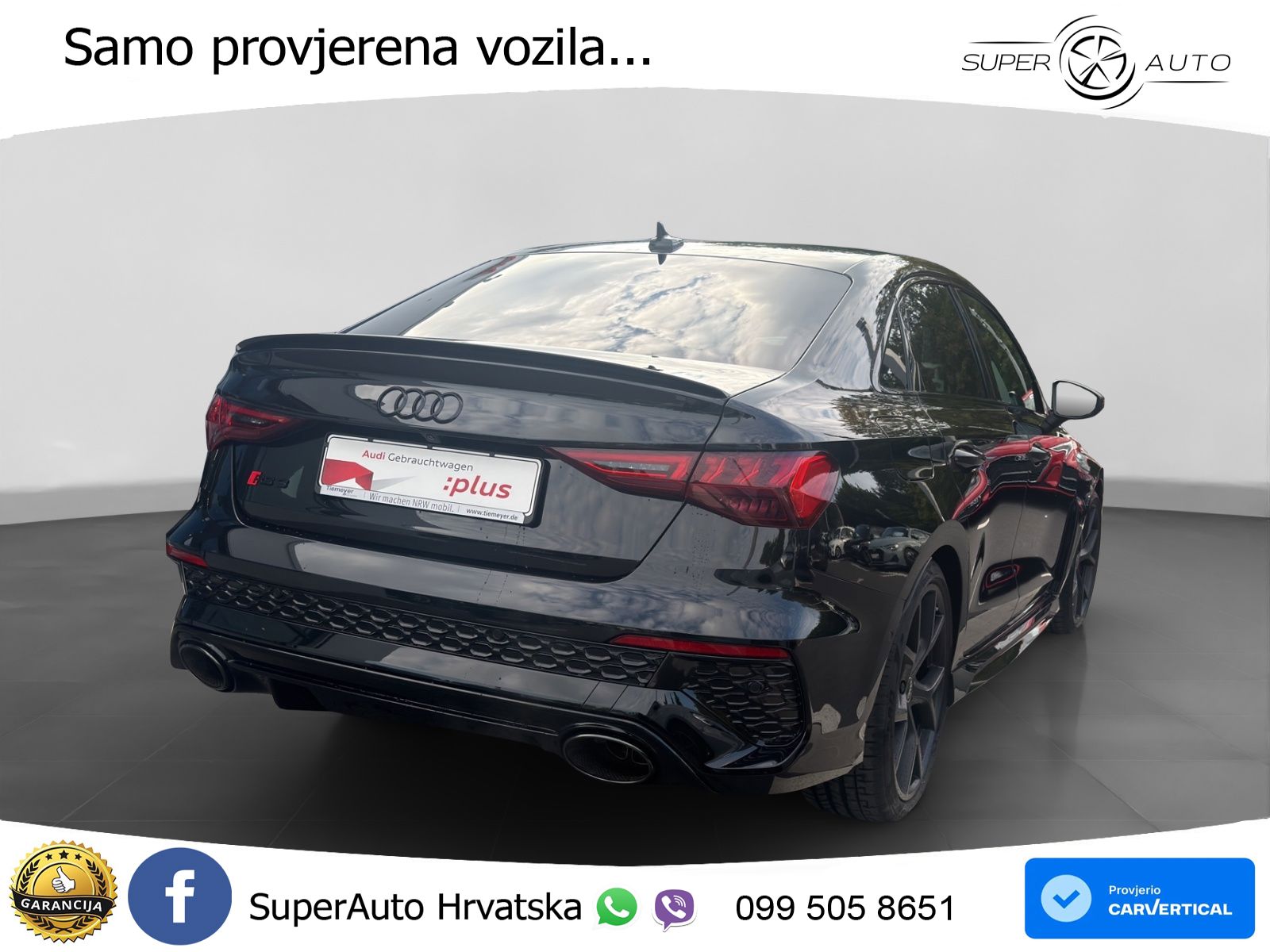 Audi RS3 Sedan 2.5 TFSI (400 KS) quattro S tronic LED+GR SJED+ACC