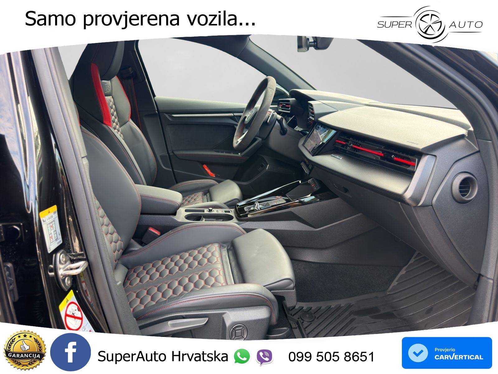 Audi RS3 Sedan 2.5 TFSI (400 KS) quattro S tronic LED+GR SJED+ACC
