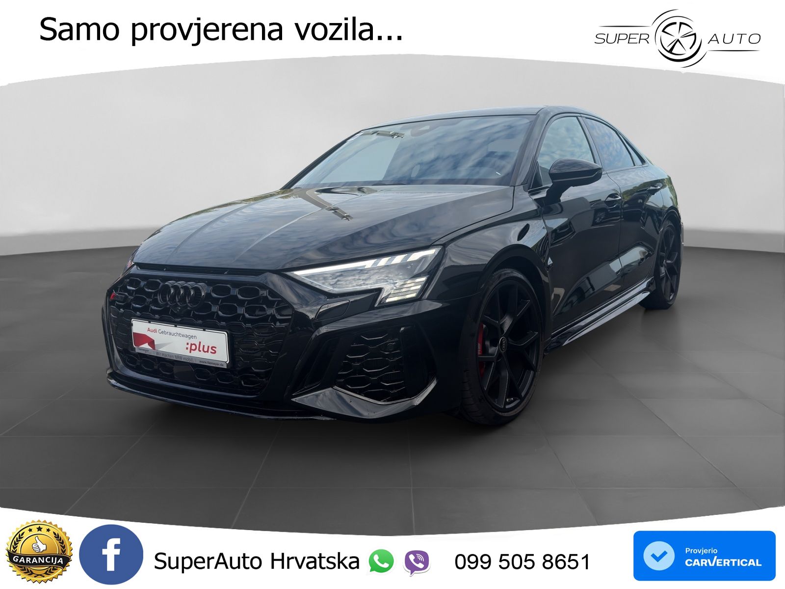 Audi RS3 Sedan 2.5 TFSI (400 KS) quattro S tronic LED+GR SJED+ACC