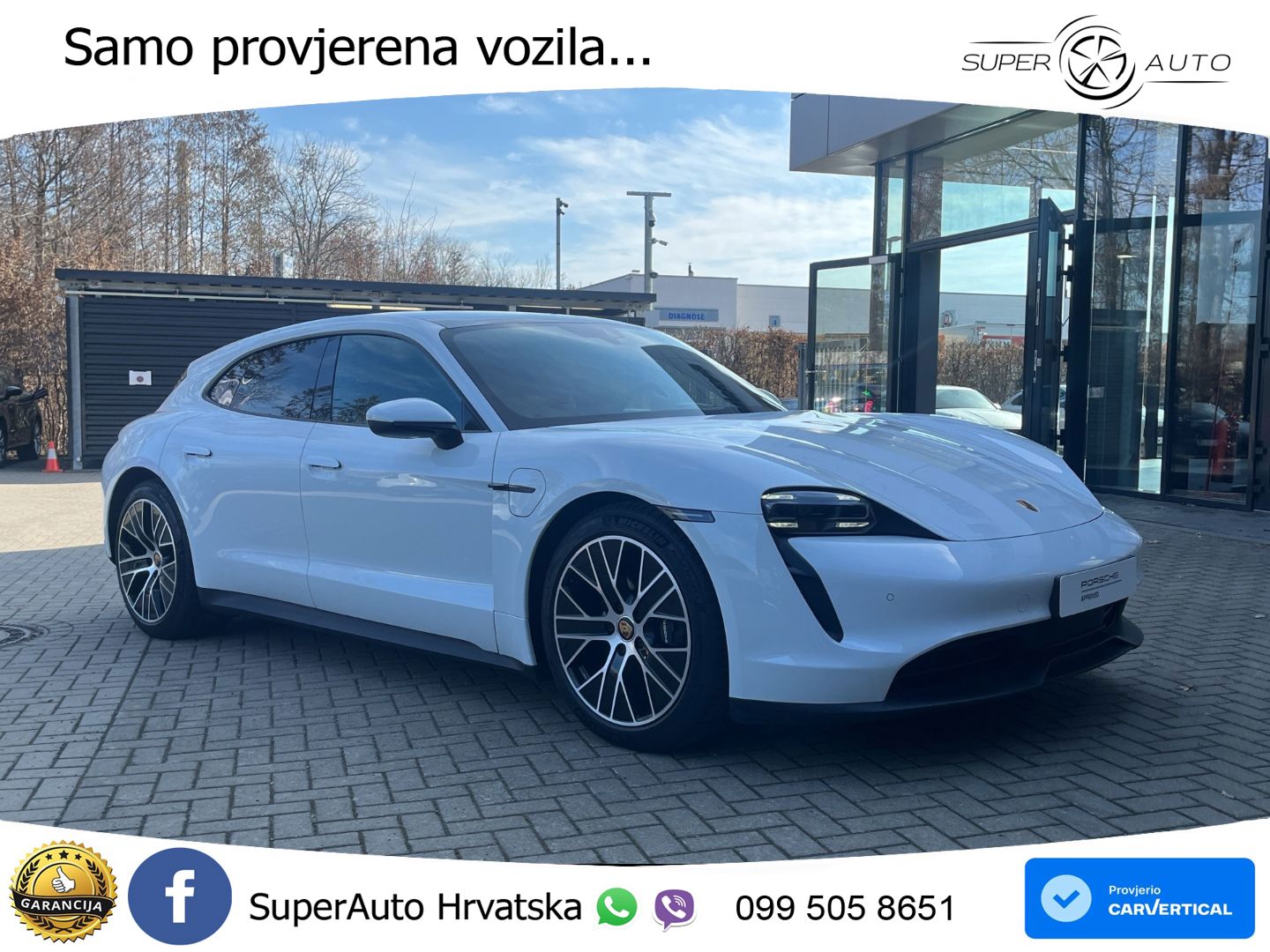 Porsche Taycan Sport Turismo Performance 79.2 kWh (408 KS)