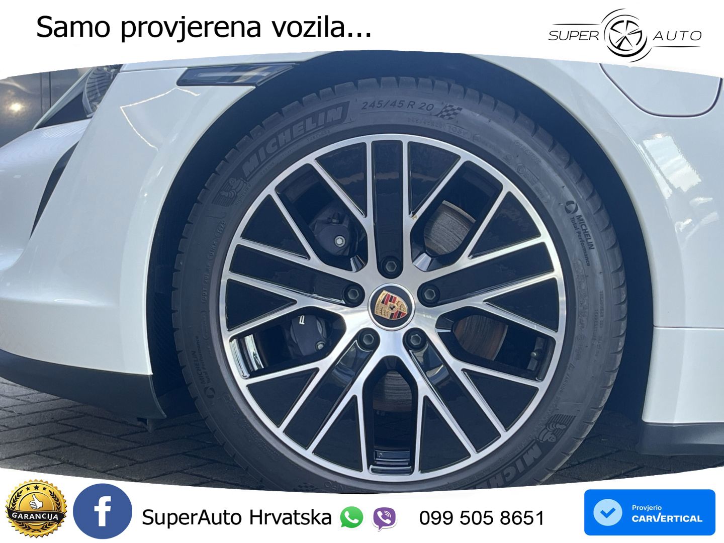 Porsche Taycan Sport Turismo Performance 79.2 kWh (408 KS)