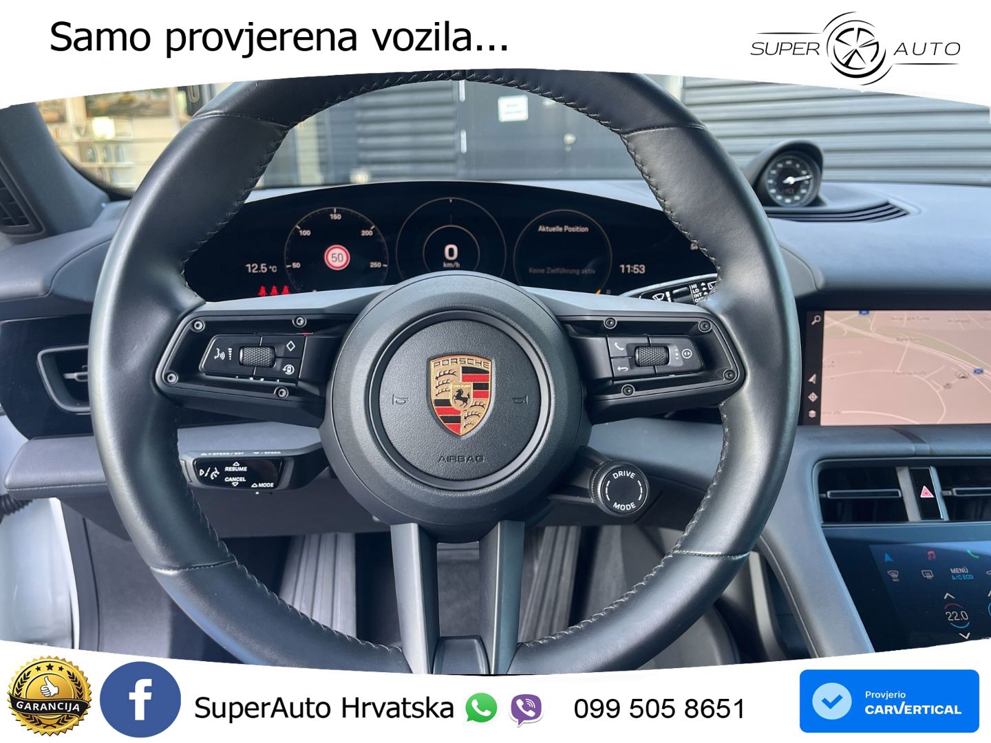 Porsche Taycan Sport Turismo Performance 79.2 kWh (408 KS)