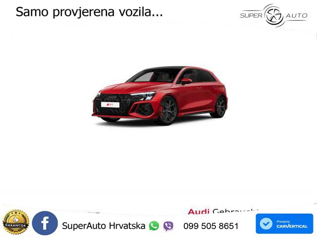 Audi RS3 Sportback 2.5 TFSI (400 KS) quattro S tronic LED+GR SJED+ACC
