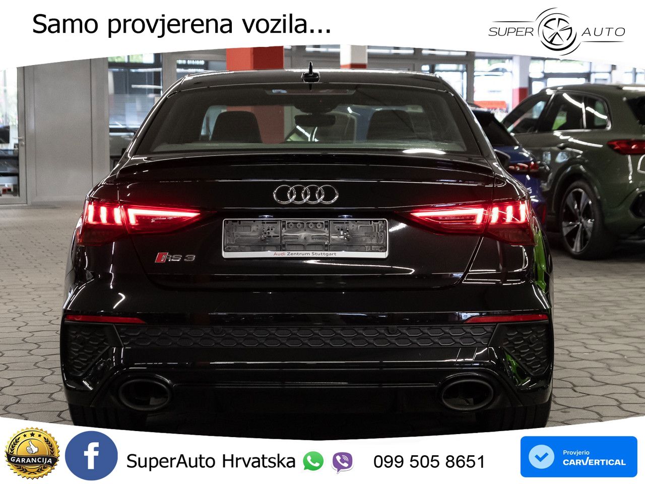 Audi RS3 Sedan 2.5 TFSI (400 KS) quattro S tronic LED+GR SJED+ACC