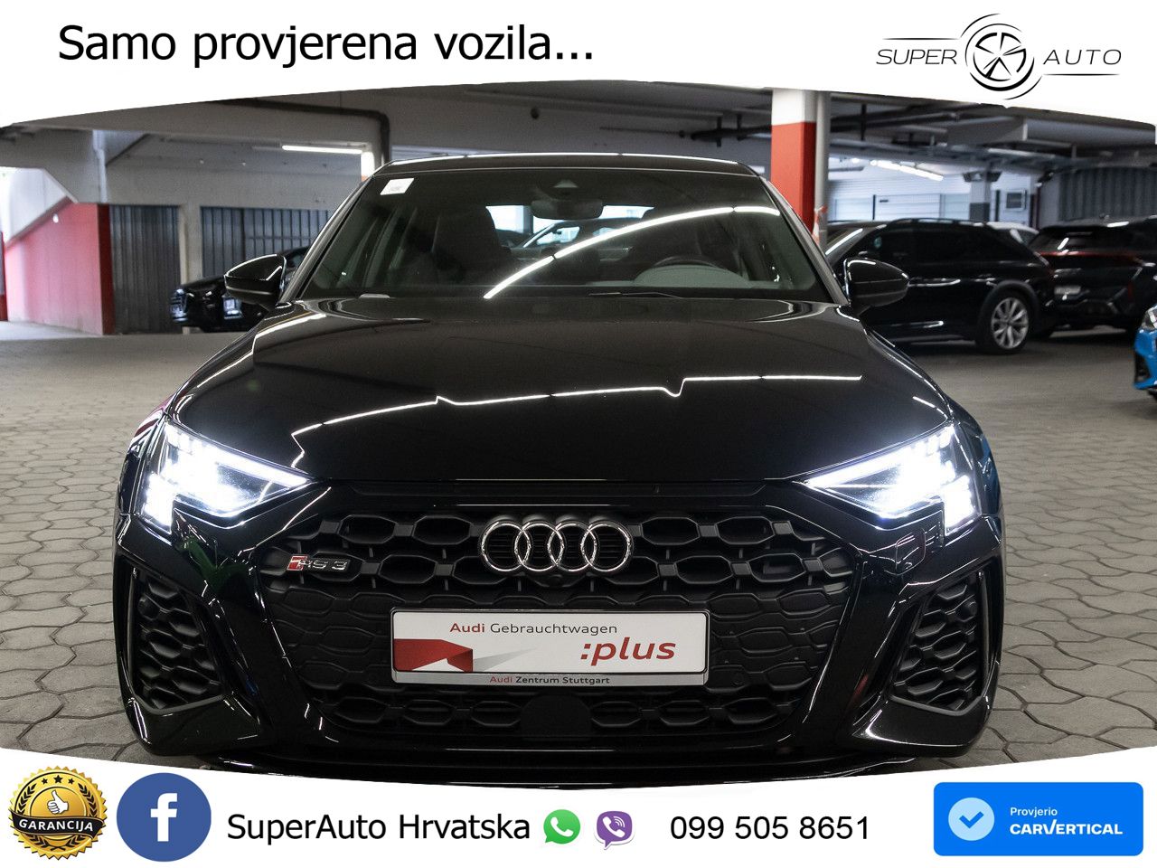 Audi RS3 Sedan 2.5 TFSI (400 KS) quattro S tronic LED+GR SJED+ACC
