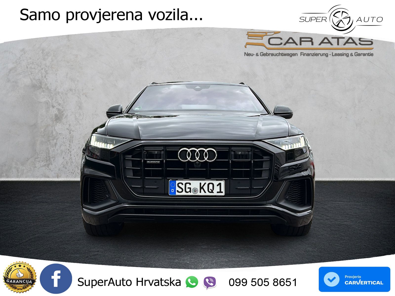Audi Q8 55 TFSI V6 (340 KS) quattro Tiptronic S line LED+GR SJED+ACC