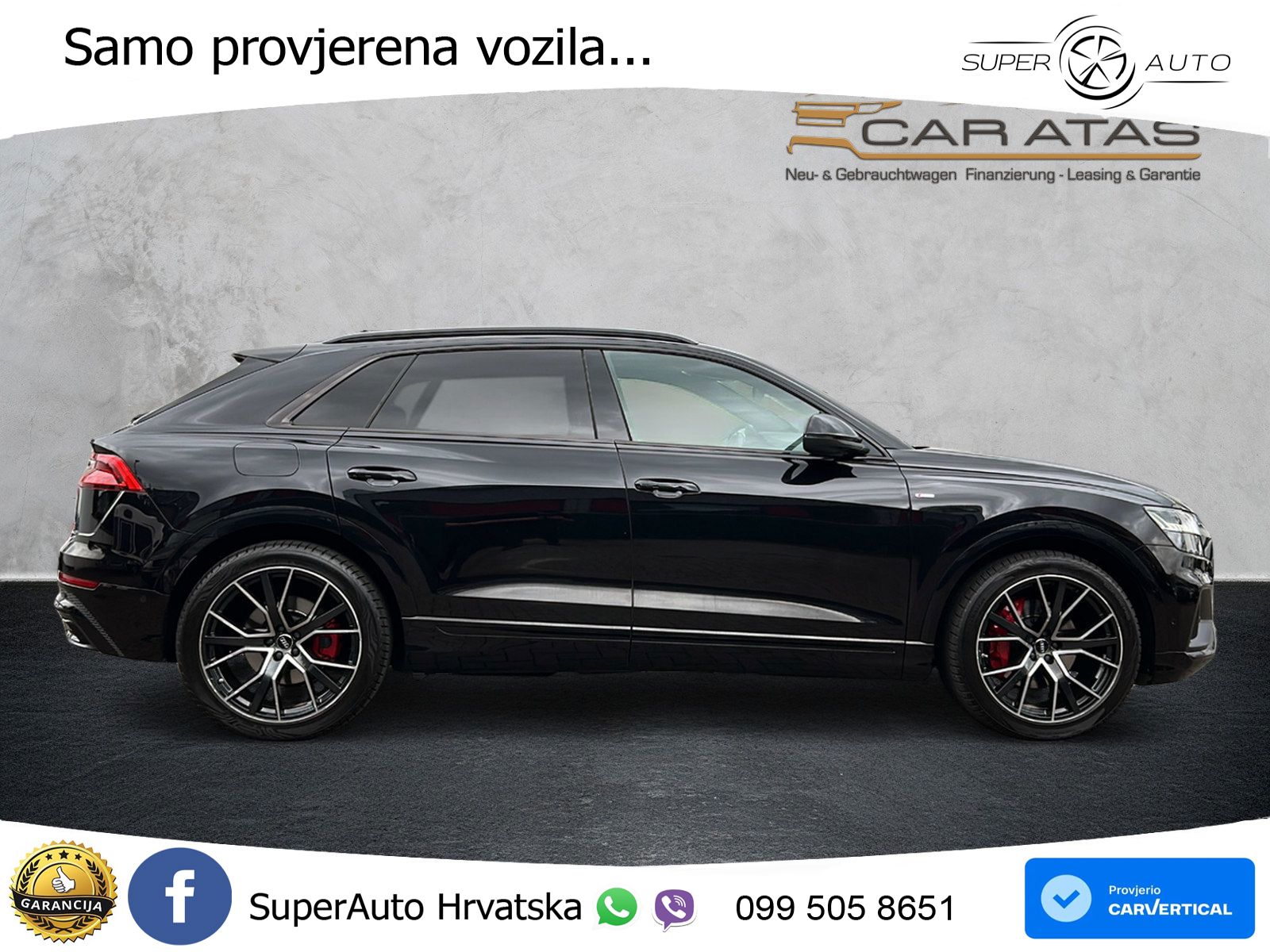 Audi Q8 55 TFSI V6 (340 KS) quattro Tiptronic S line LED+GR SJED+ACC