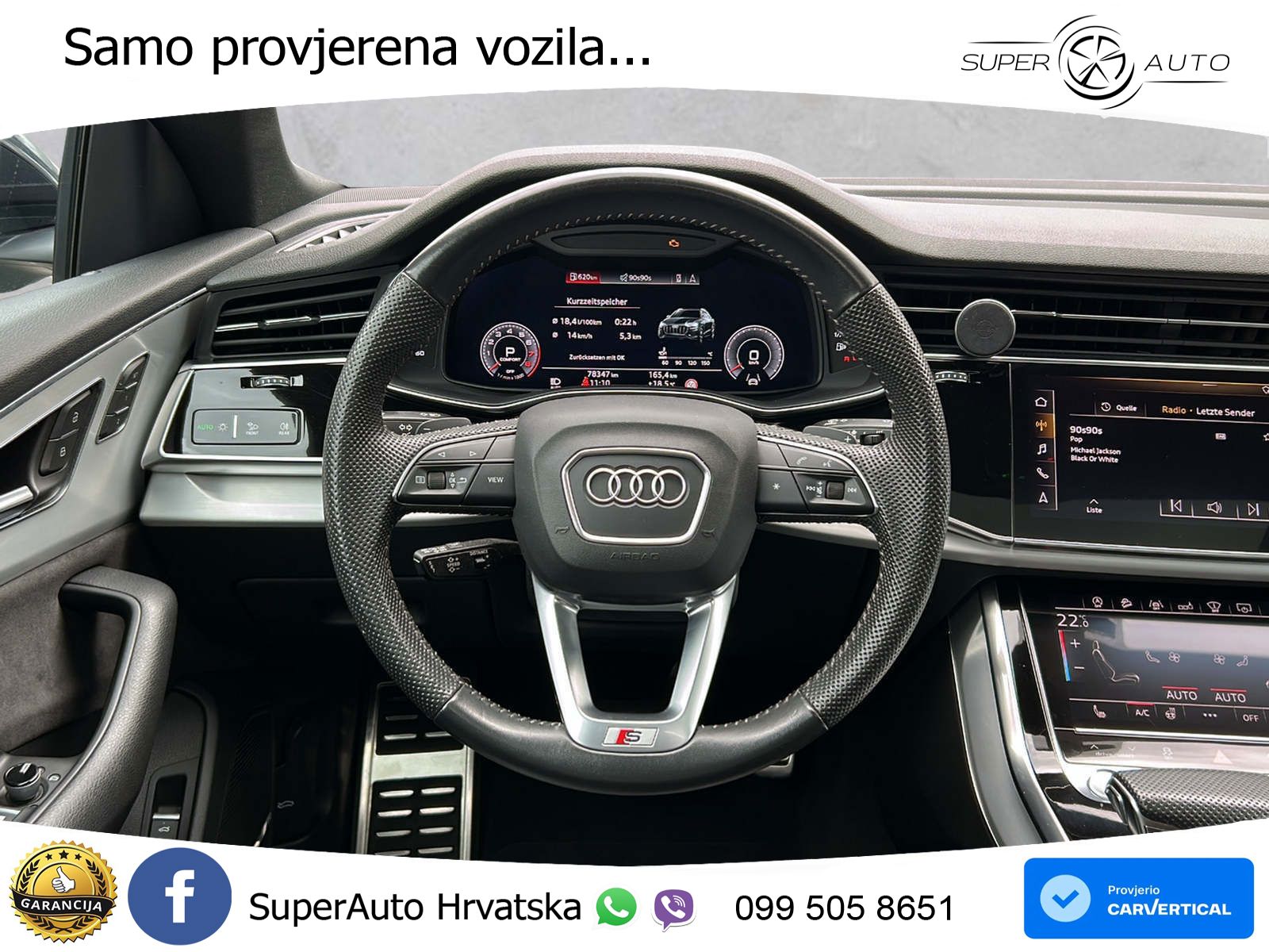 Audi Q8 55 TFSI V6 (340 KS) quattro Tiptronic S line LED+GR SJED+ACC