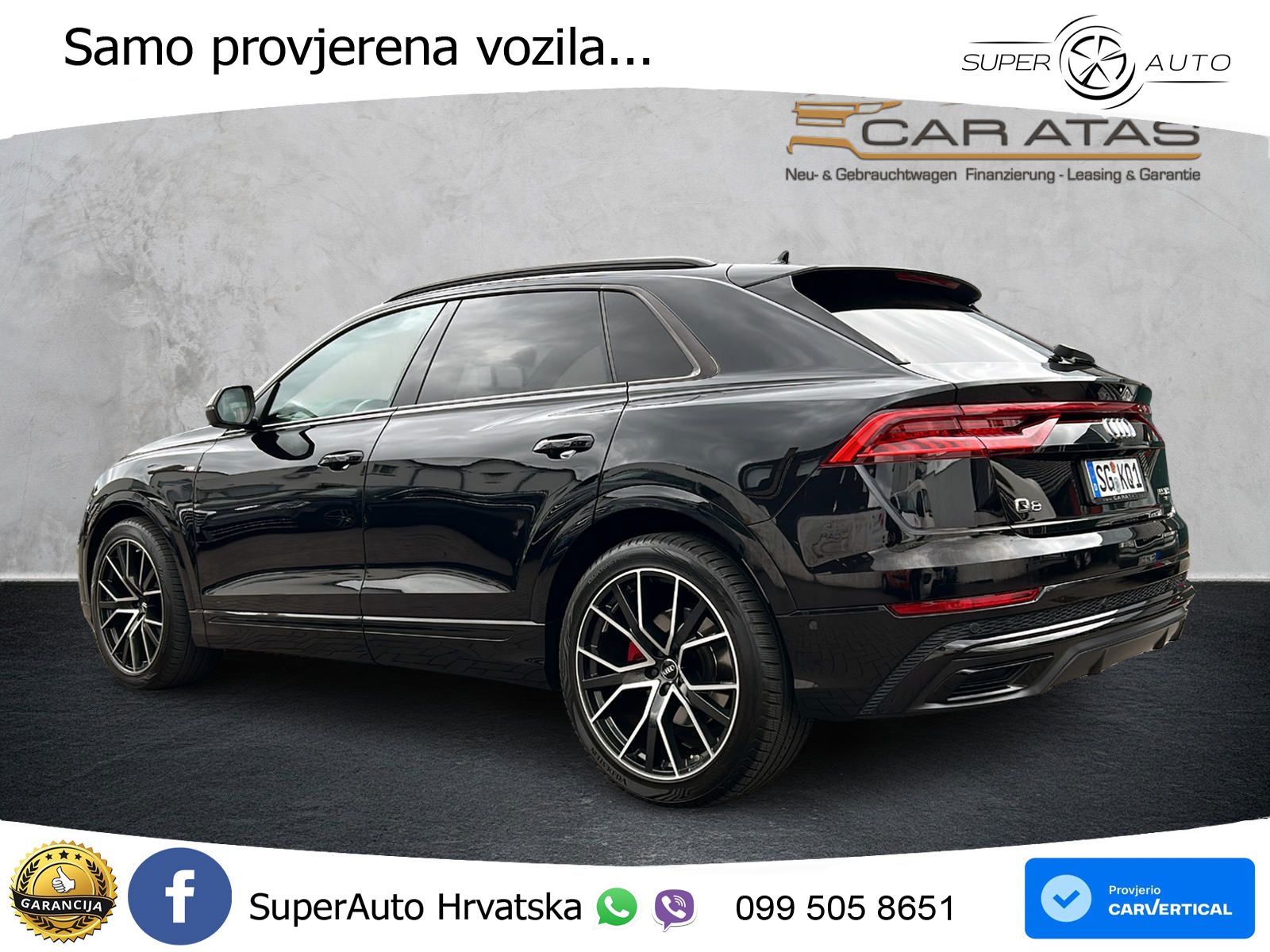 Audi Q8 55 TFSI V6 (340 KS) quattro Tiptronic S line LED+GR SJED+ACC