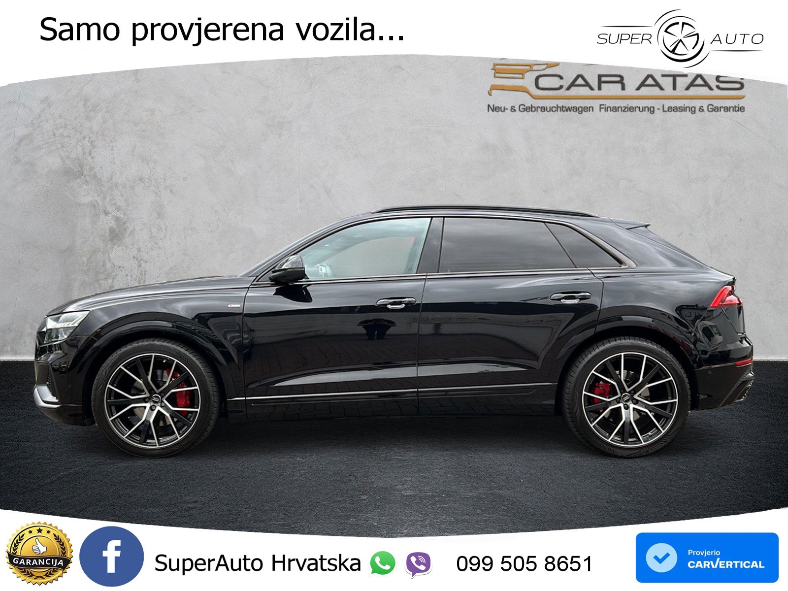 Audi Q8 55 TFSI V6 (340 KS) quattro Tiptronic S line LED+GR SJED+ACC