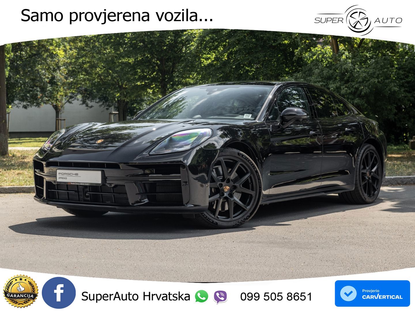 Porsche Panamera 4 2.9 V6 (470 KS) E-Hybrid PDK ZRAČNI+ACC+GR SJED+KAM+PANO