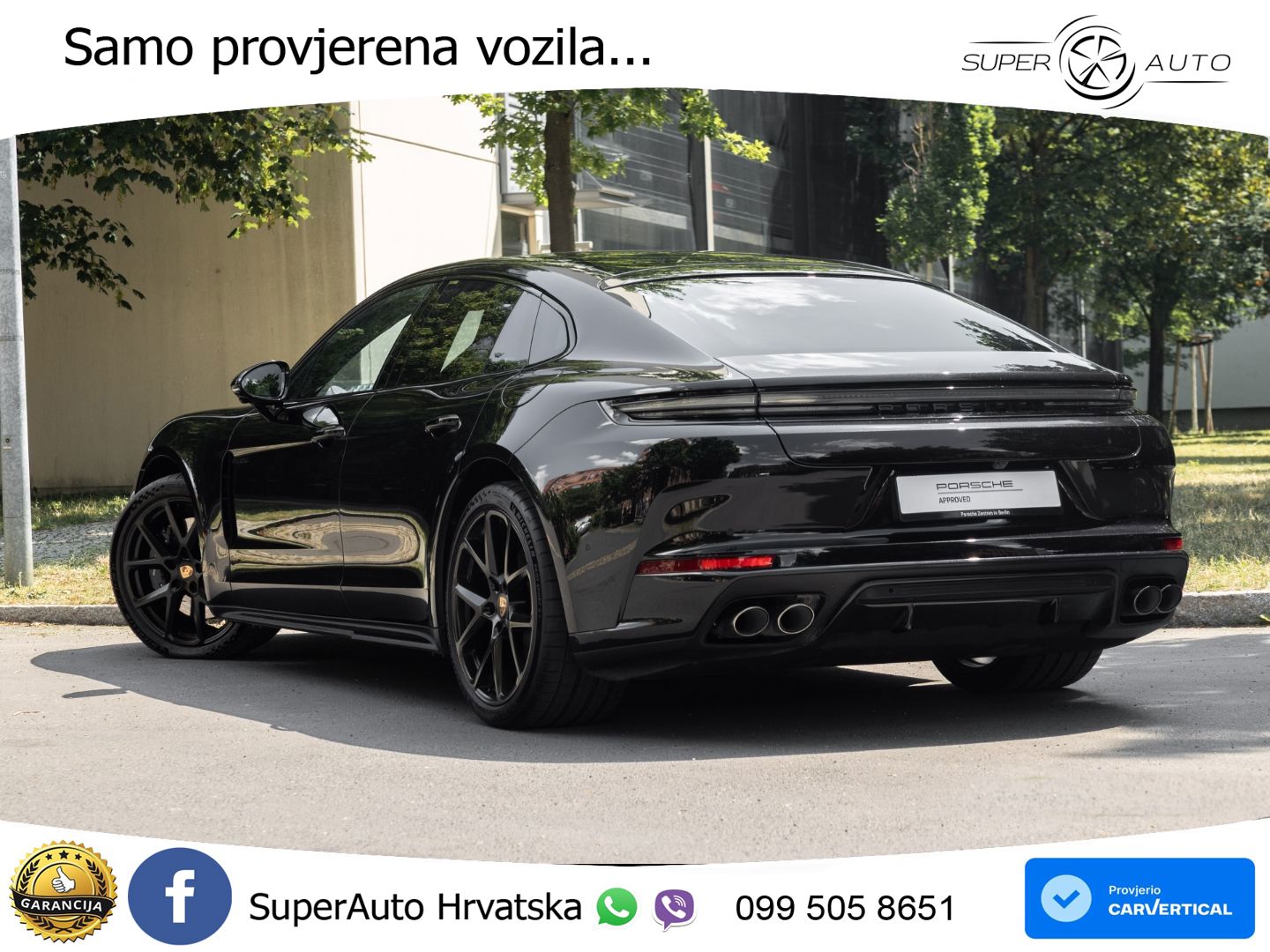 Porsche Panamera 4 2.9 V6 (470 KS) E-Hybrid PDK ZRAČNI+ACC+GR SJED+KAM+PANO
