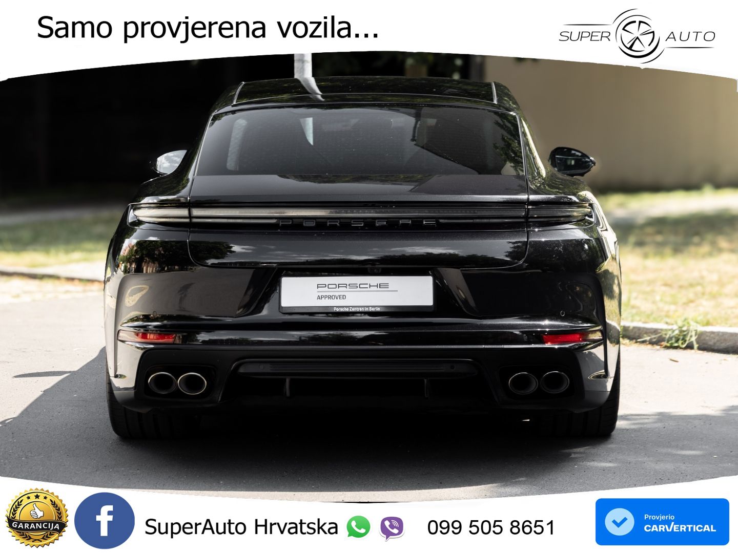 Porsche Panamera 4 2.9 V6 (470 KS) E-Hybrid PDK ZRAČNI+ACC+GR SJED+KAM+PANO