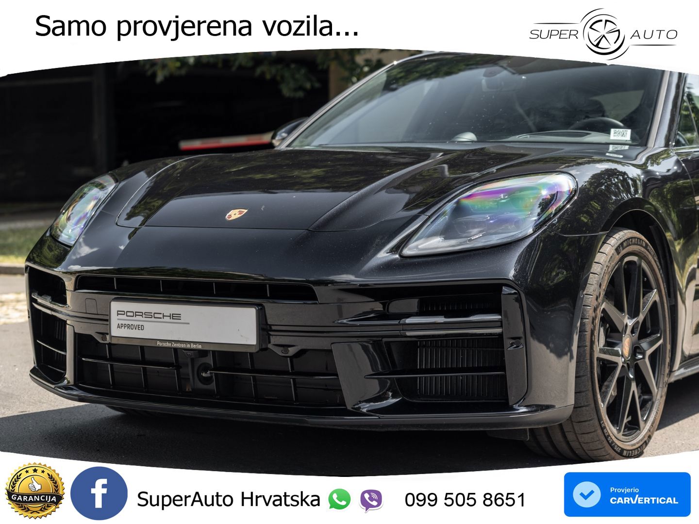 Porsche Panamera 4 2.9 V6 (470 KS) E-Hybrid PDK ZRAČNI+ACC+GR SJED+KAM+PANO