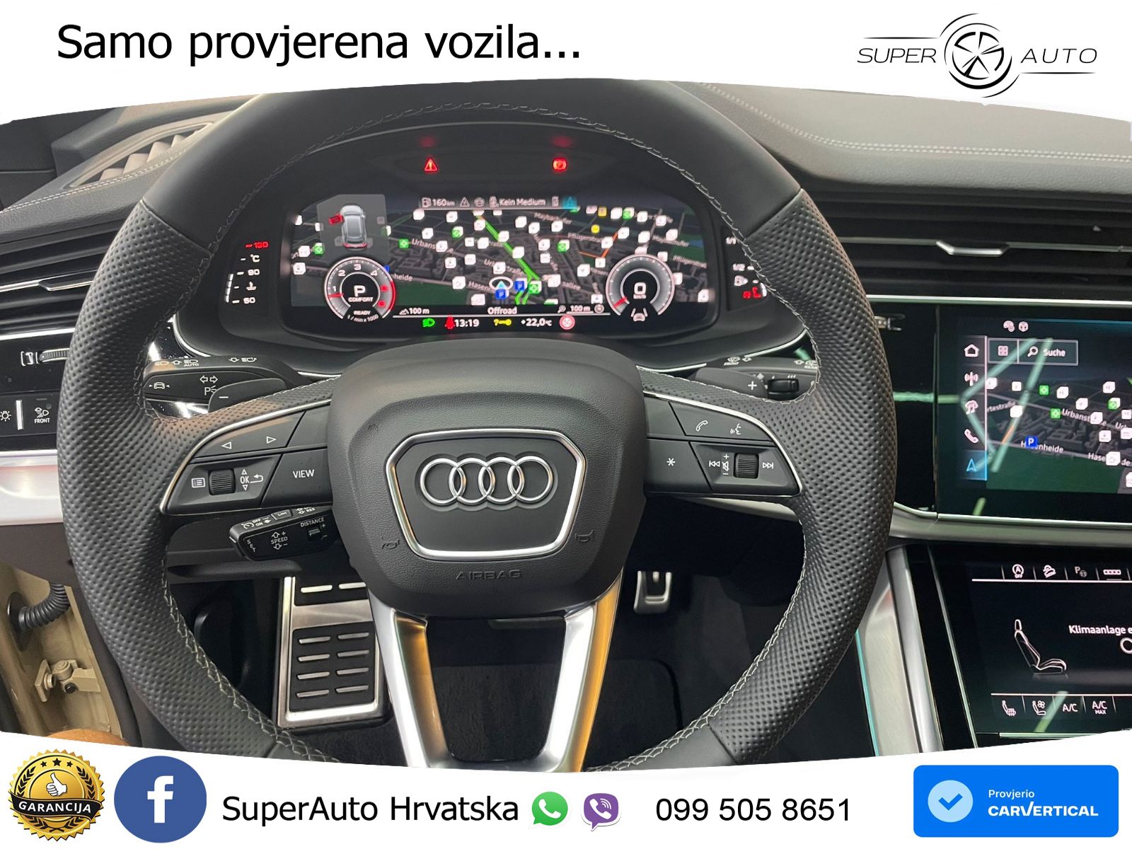 Audi Q8 50 TDI V6 (286 KS) quattro Tiptronic S line LED+GR SJED+ACC