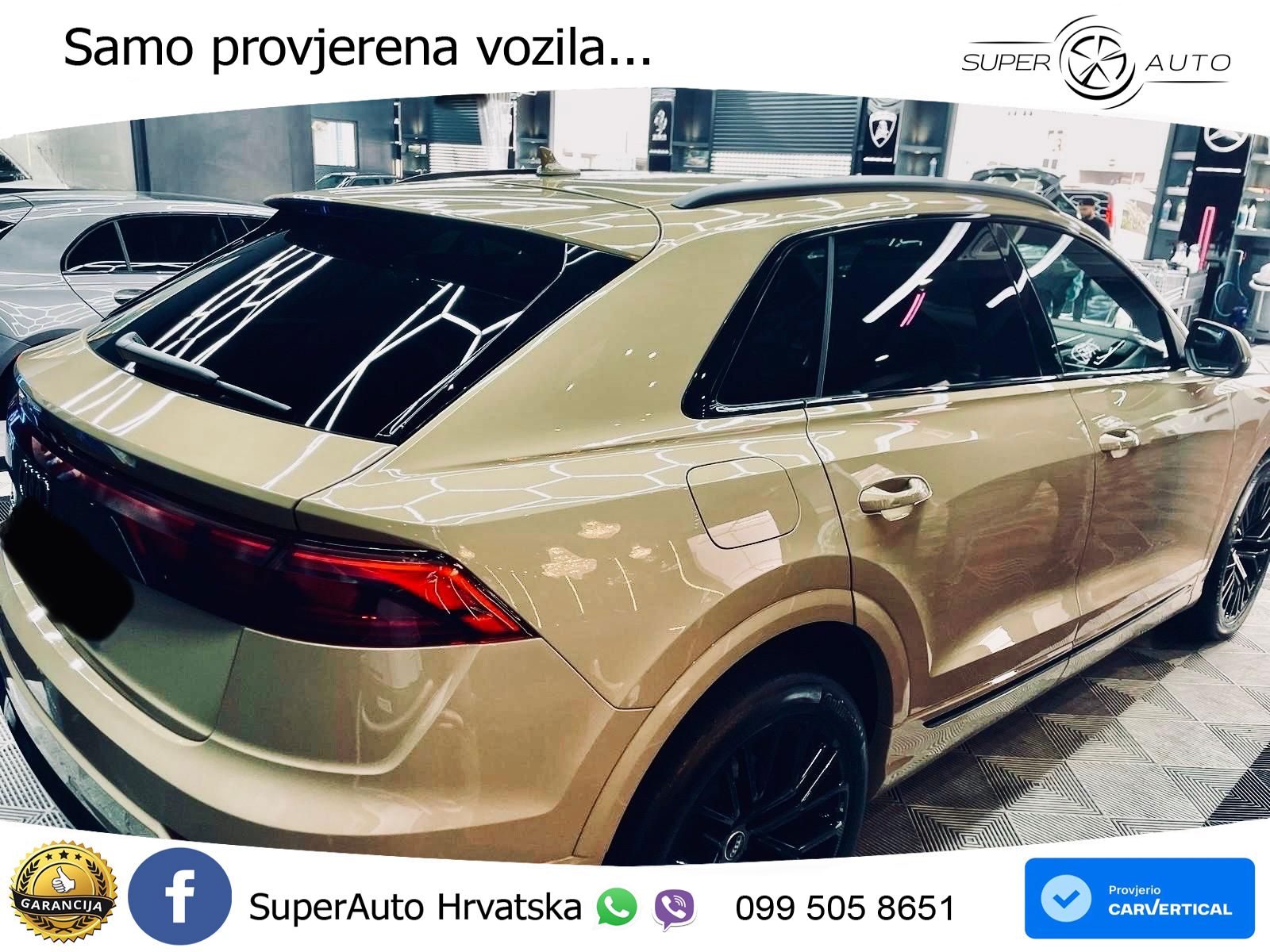Audi Q8 50 TDI V6 (286 KS) quattro Tiptronic S line LED+GR SJED+ACC