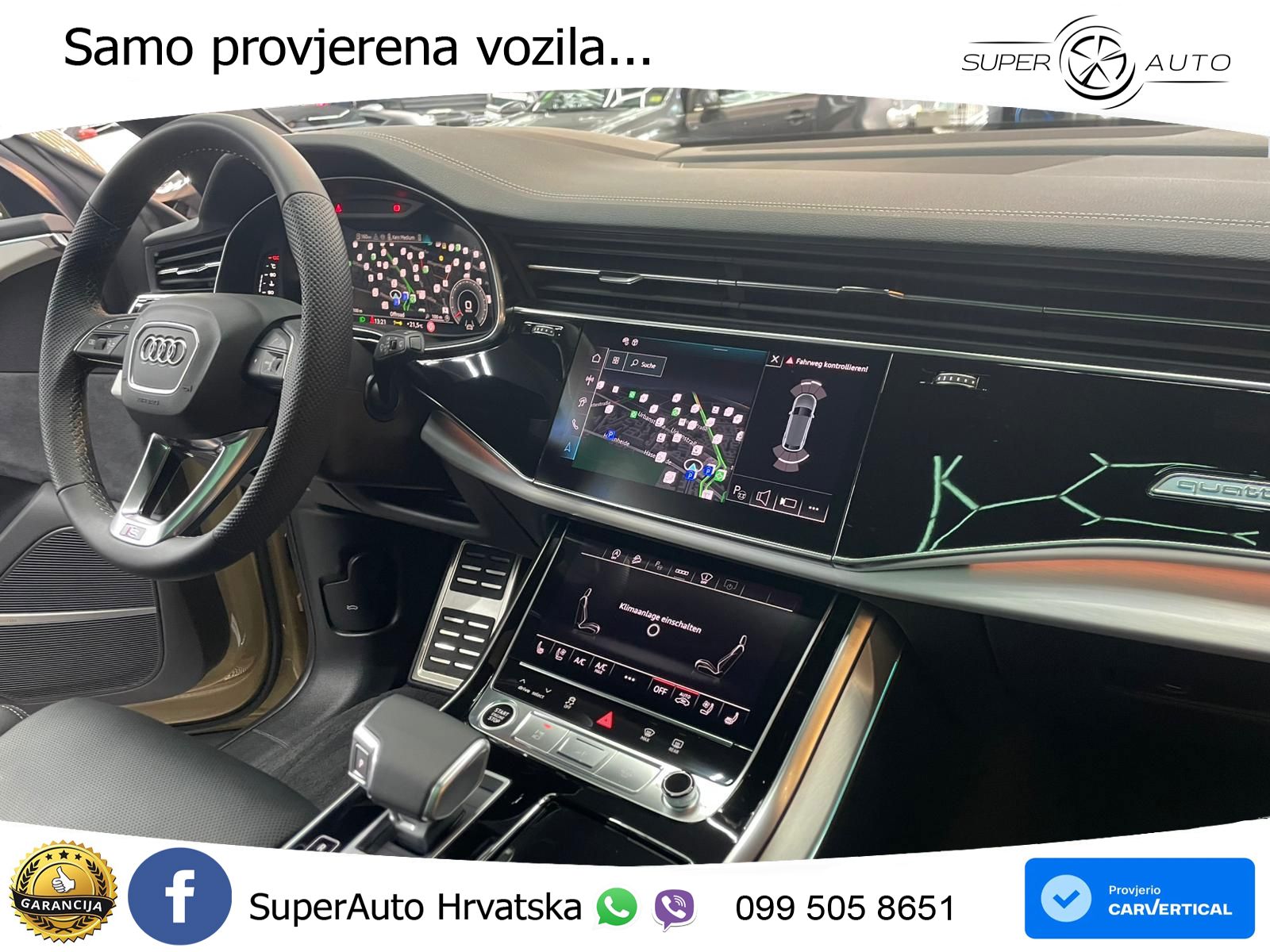 Audi Q8 50 TDI V6 (286 KS) quattro Tiptronic S line LED+GR SJED+ACC