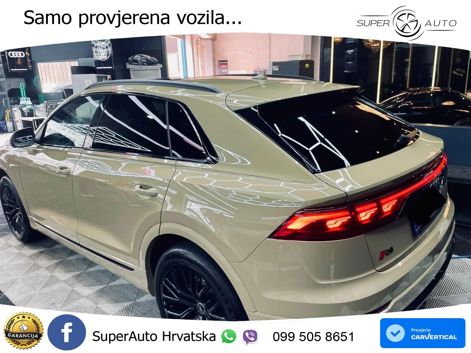 Audi Q8 50 TDI V6 (286 KS) quattro Tiptronic S line LED+GR SJED+ACC