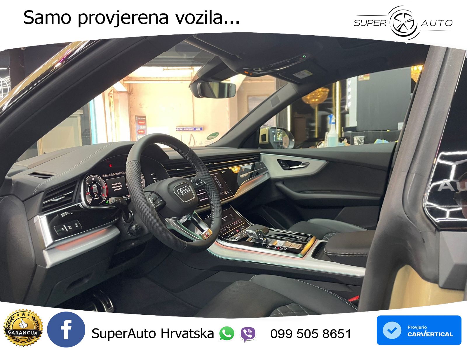 Audi Q8 50 TDI V6 (286 KS) quattro Tiptronic S line LED+GR SJED+ACC
