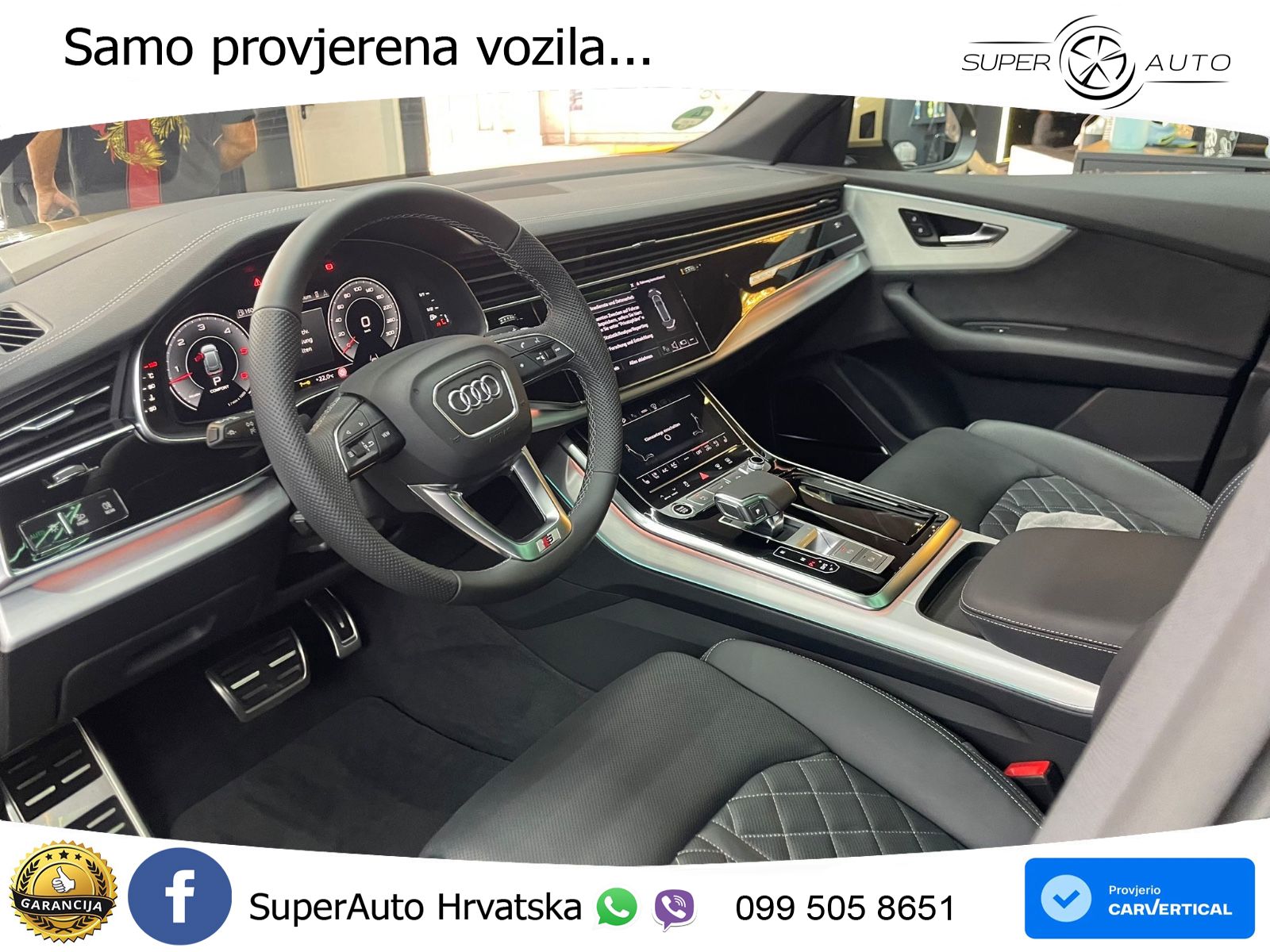 Audi Q8 50 TDI V6 (286 KS) quattro Tiptronic S line LED+GR SJED+ACC