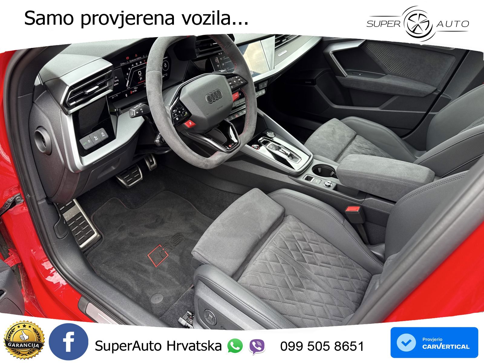 Audi RS3 Sportback 2.5 TFSI (400 KS) quattro S tronic LED+GR SJED+ACC