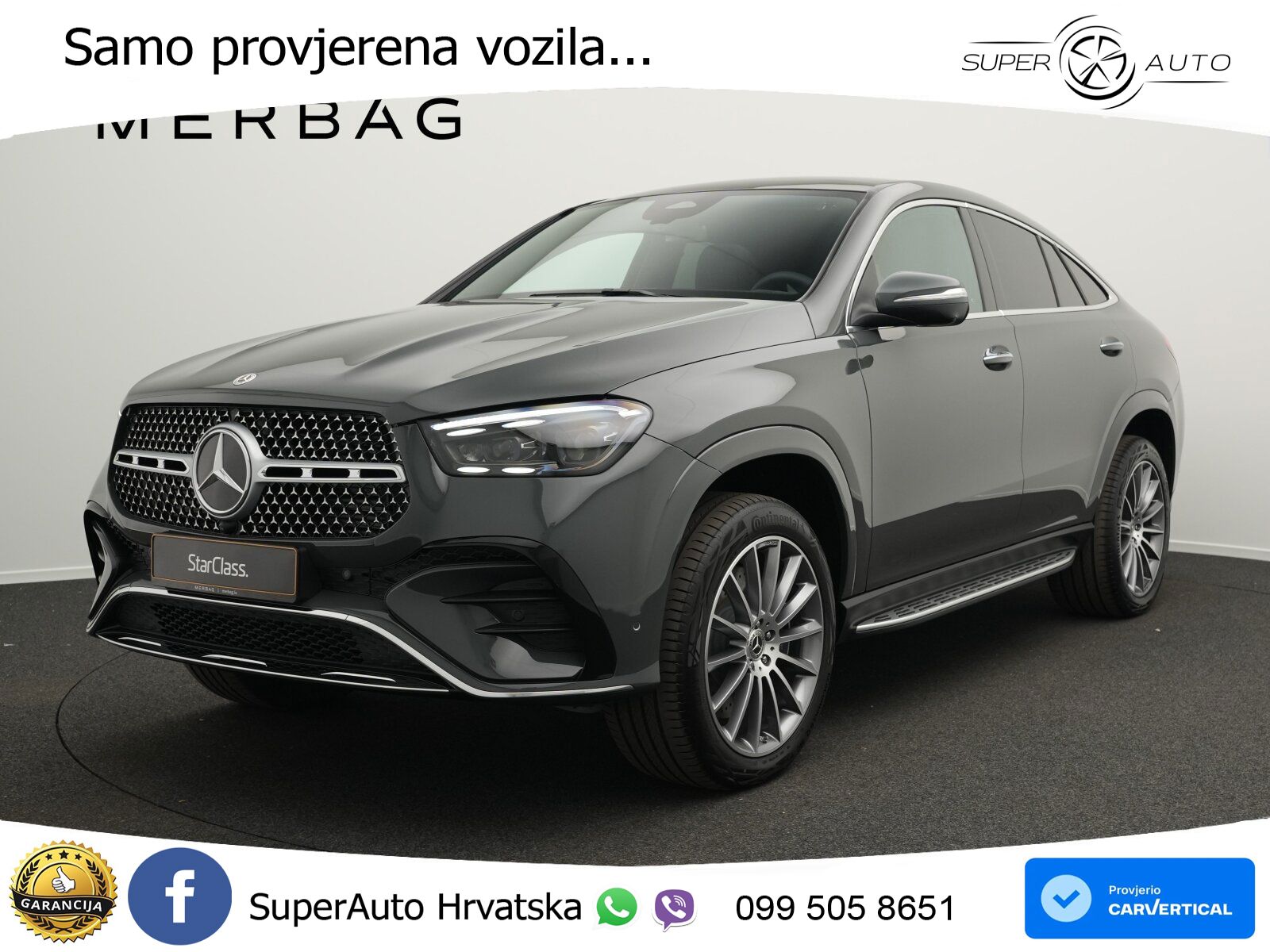 Mercedes GLE Coupe 450d (367 KS) EQ Boost 4MATIC 9G-TRONIC LED+GR SJED+ACC