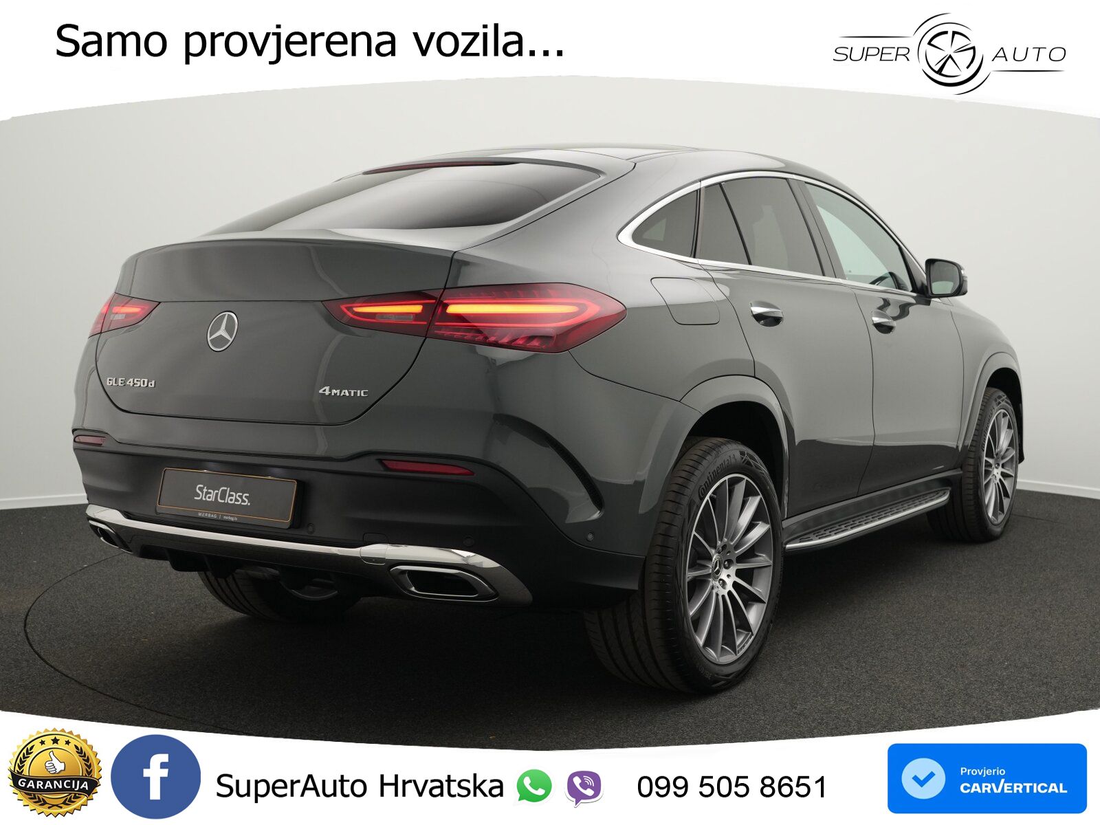 Mercedes GLE Coupe 450d (367 KS) EQ Boost 4MATIC 9G-TRONIC LED+GR SJED+ACC